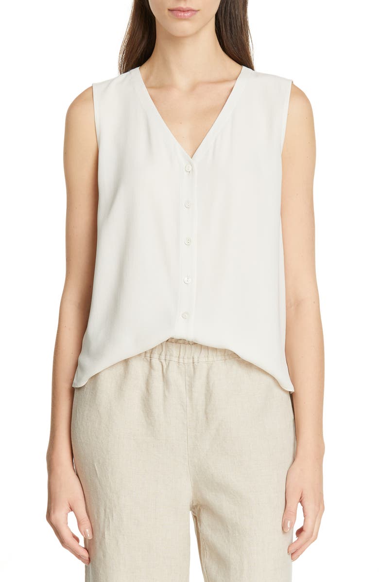 Eileen Fisher Tops SLEEVELESS SILK TOP