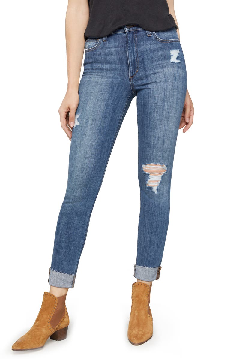 Joe's Charlie Crop Ripped Skinny Jeans (Leor) | Nordstrom