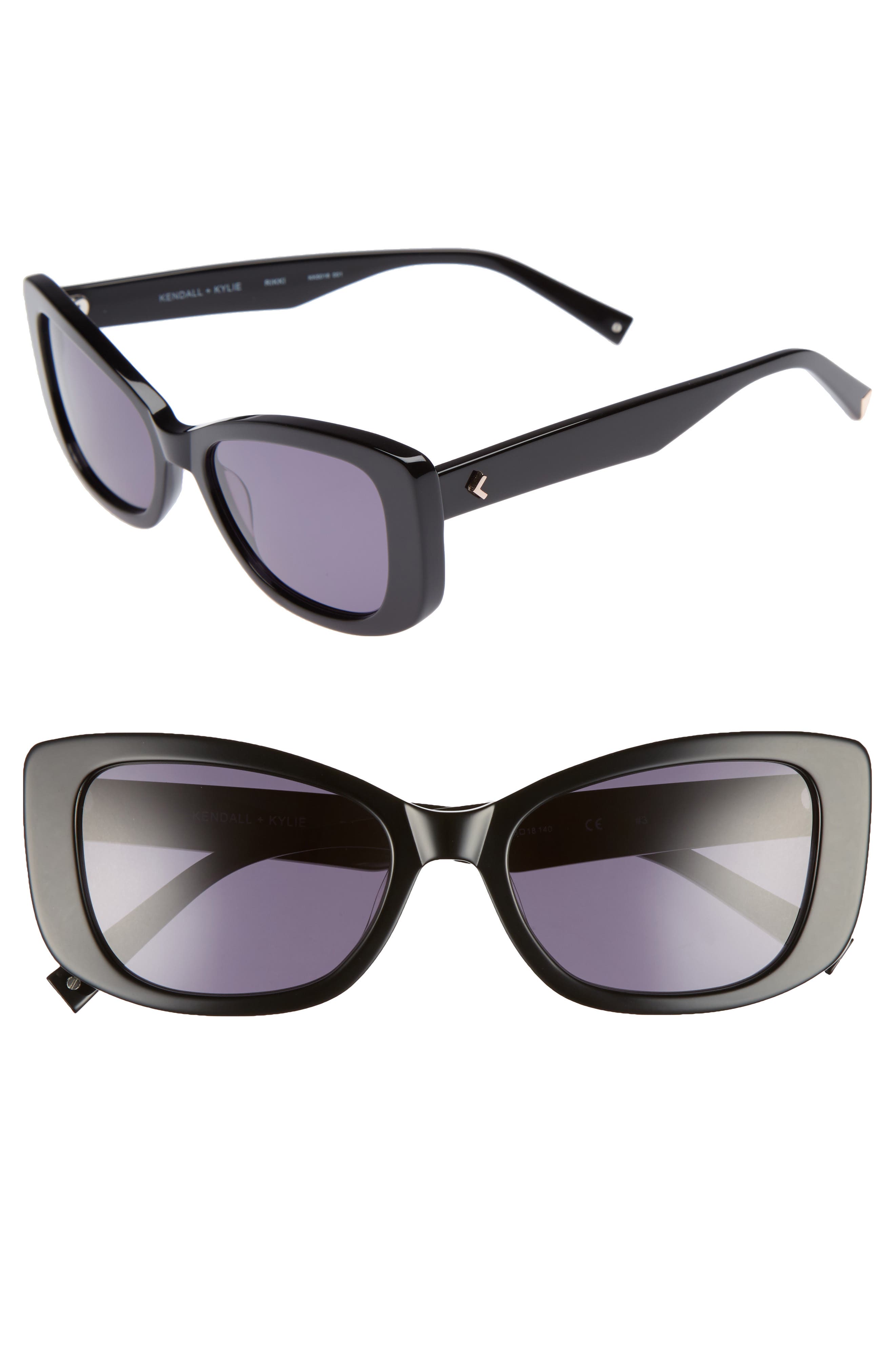 KENDALL + KYLIE 53mm Cat Eye Sunglasses Nordstrom