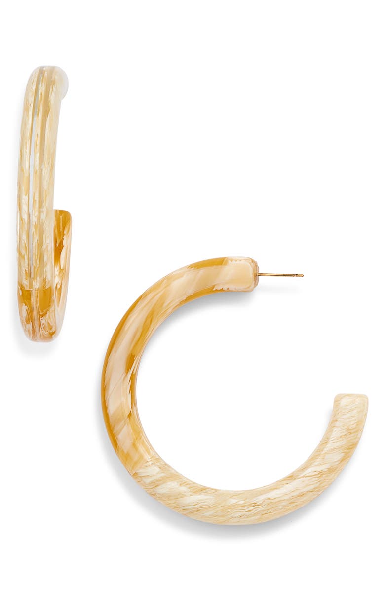 Lele Sadoughi Accessories MEDIUM BROADWAY HOOP EARRINGS