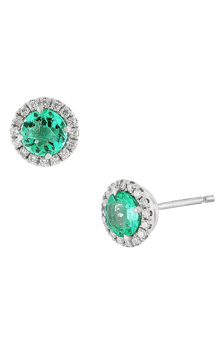 Bony Levy Diamond Emerald Stud Earrings Nordstrom Exclusive Bony Levy Diamond Emerald Stud Earrings Main Color
