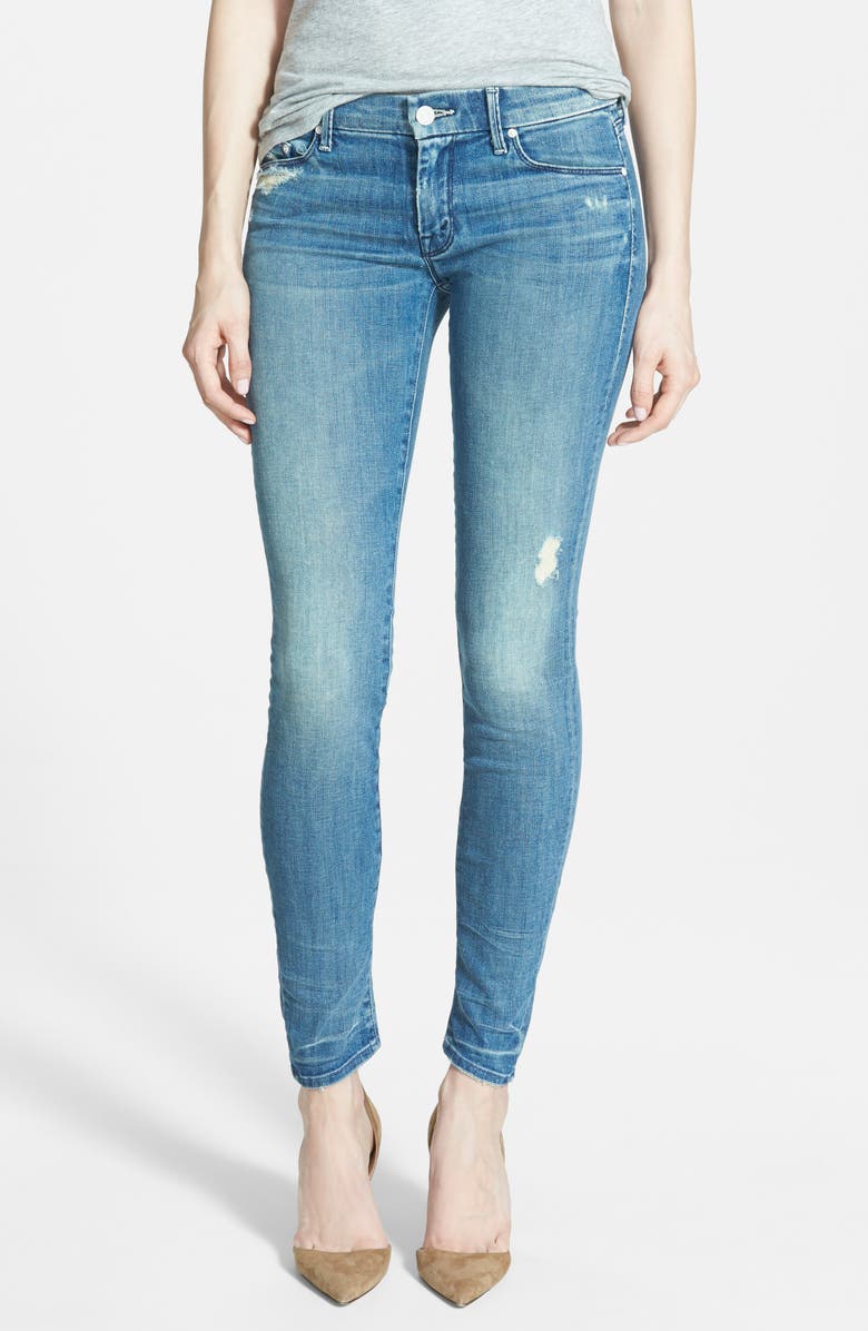 MOTHER 'The Looker' Skinny Stretch Jeans (Graffiti Girl) | Nordstrom