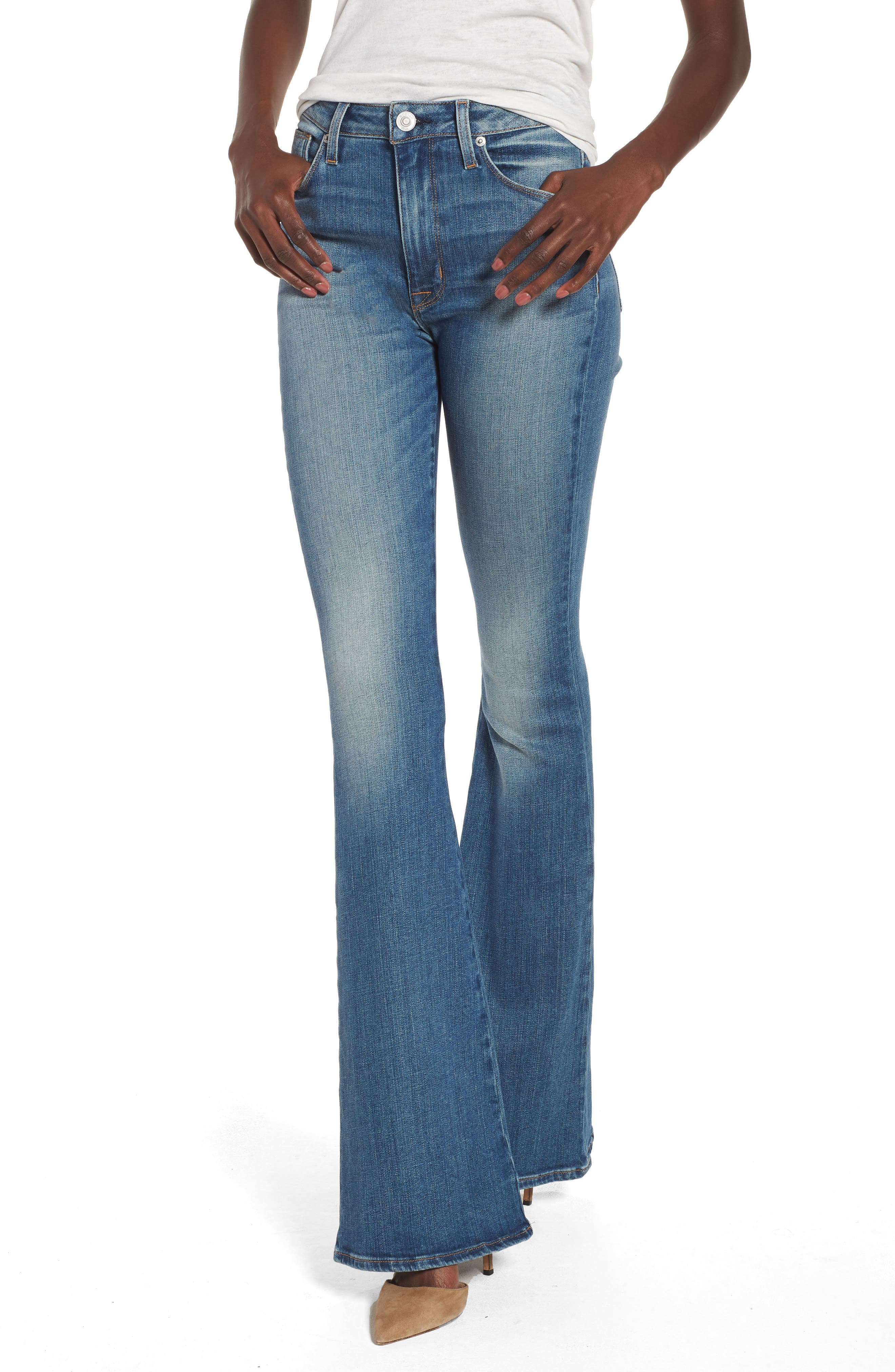 Hudson Jeans Holly High Waist Flare Jeans (First Date) Nordstrom