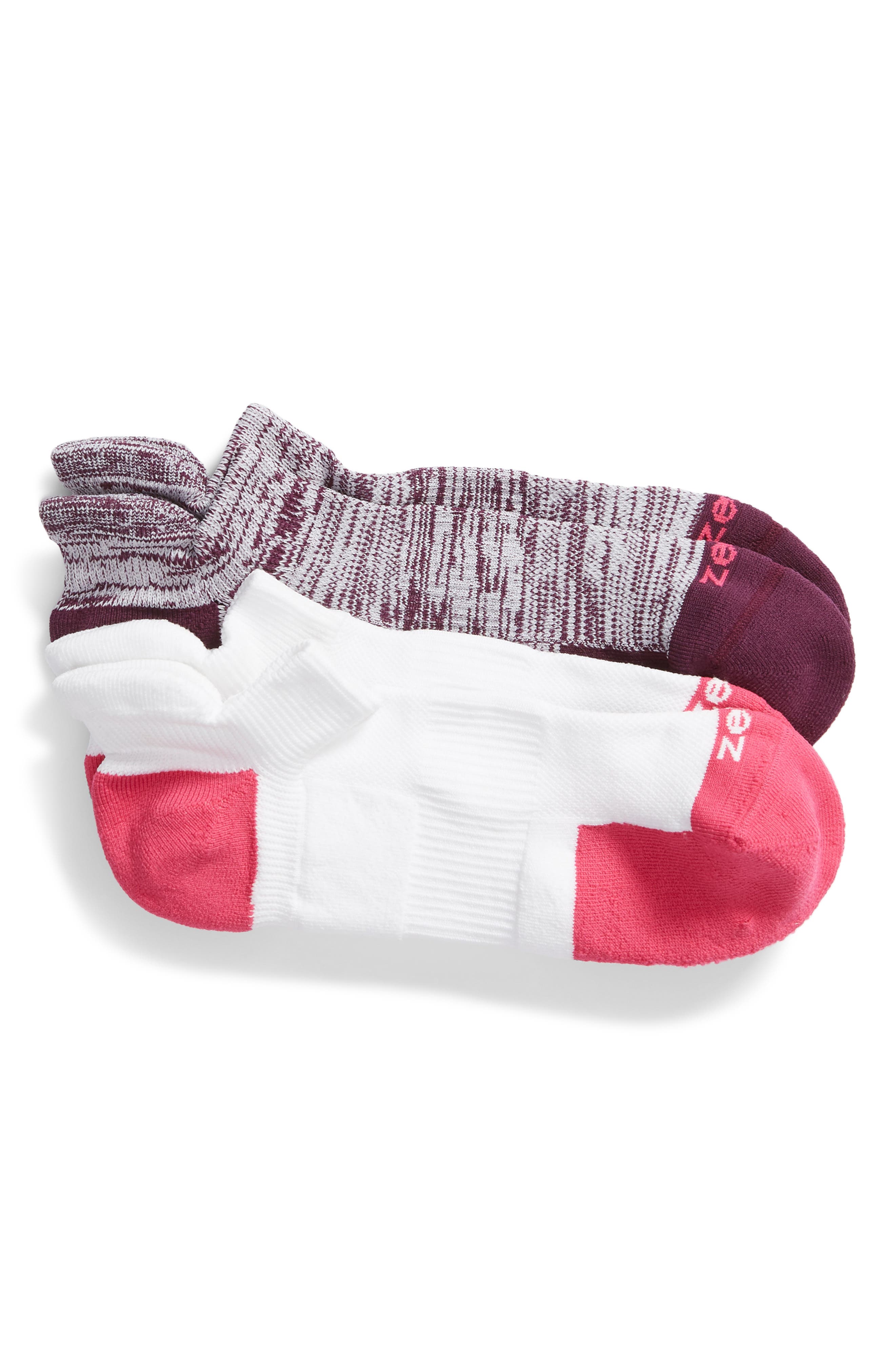 Zella 2Pack Tab Back Socks Nordstrom