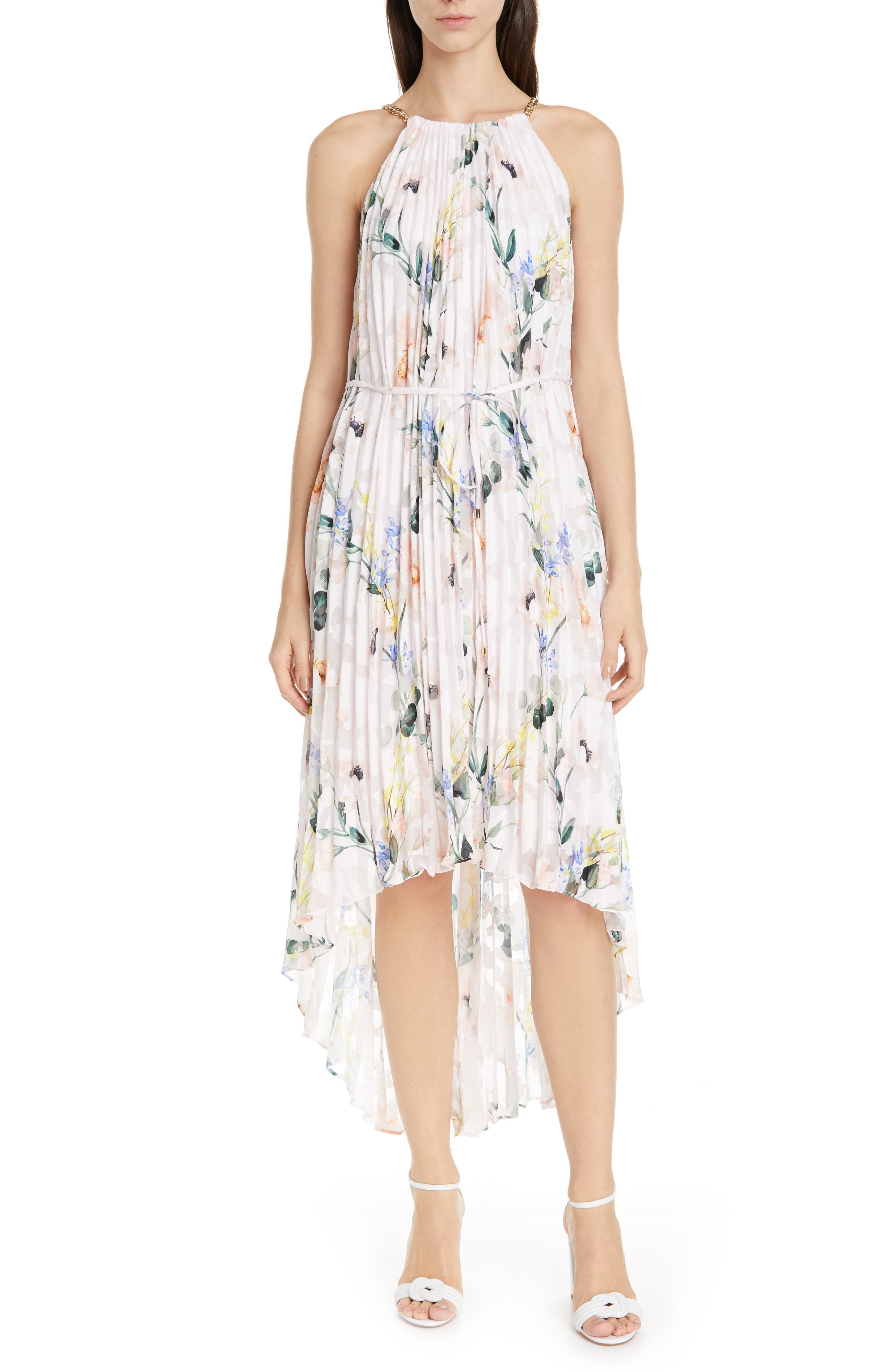 Ted Baker London Valetia Elegance High/low Dress, Pink