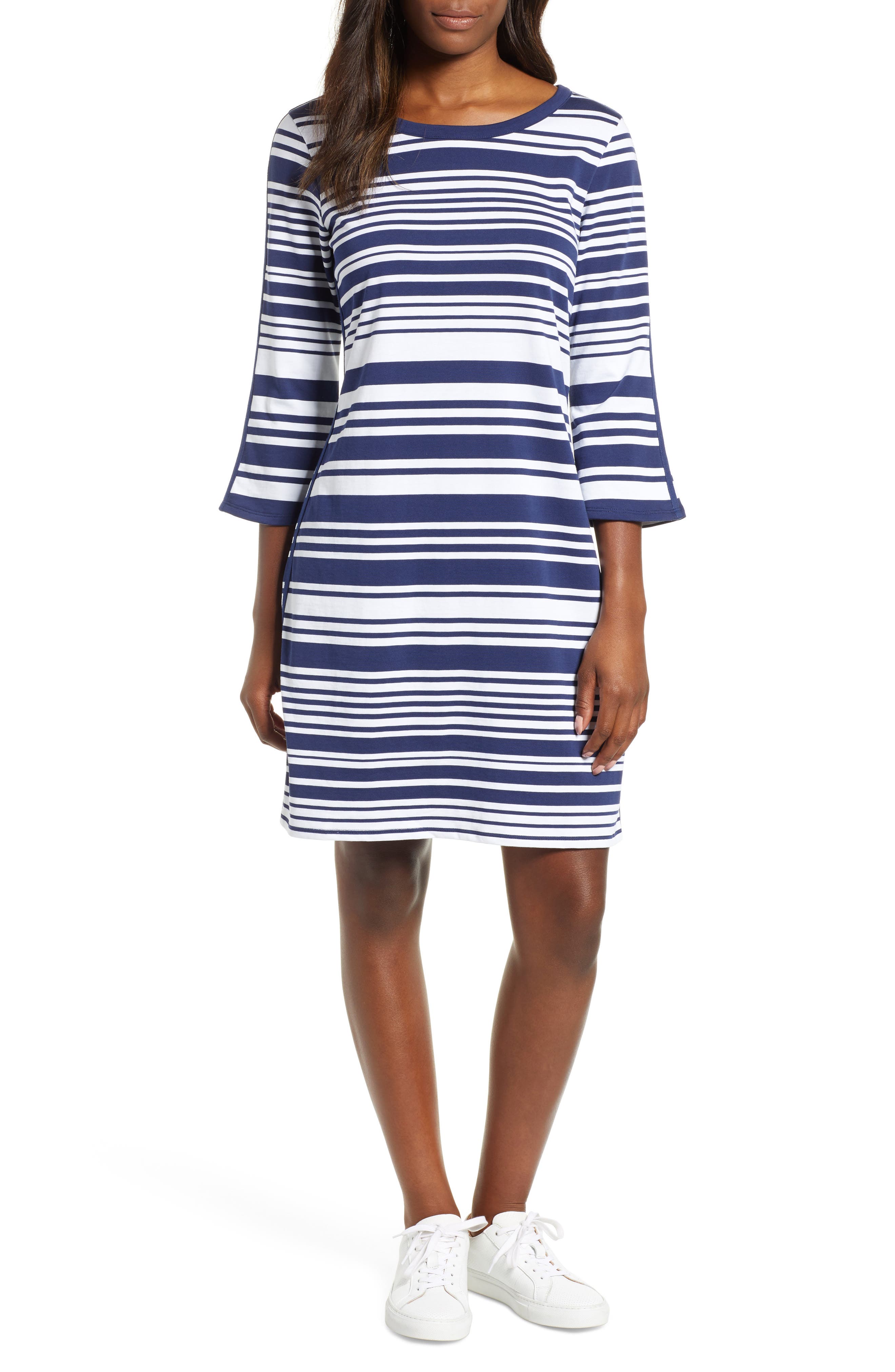 Tommy Bahama Knotty Stripe Shift Dress, Blue