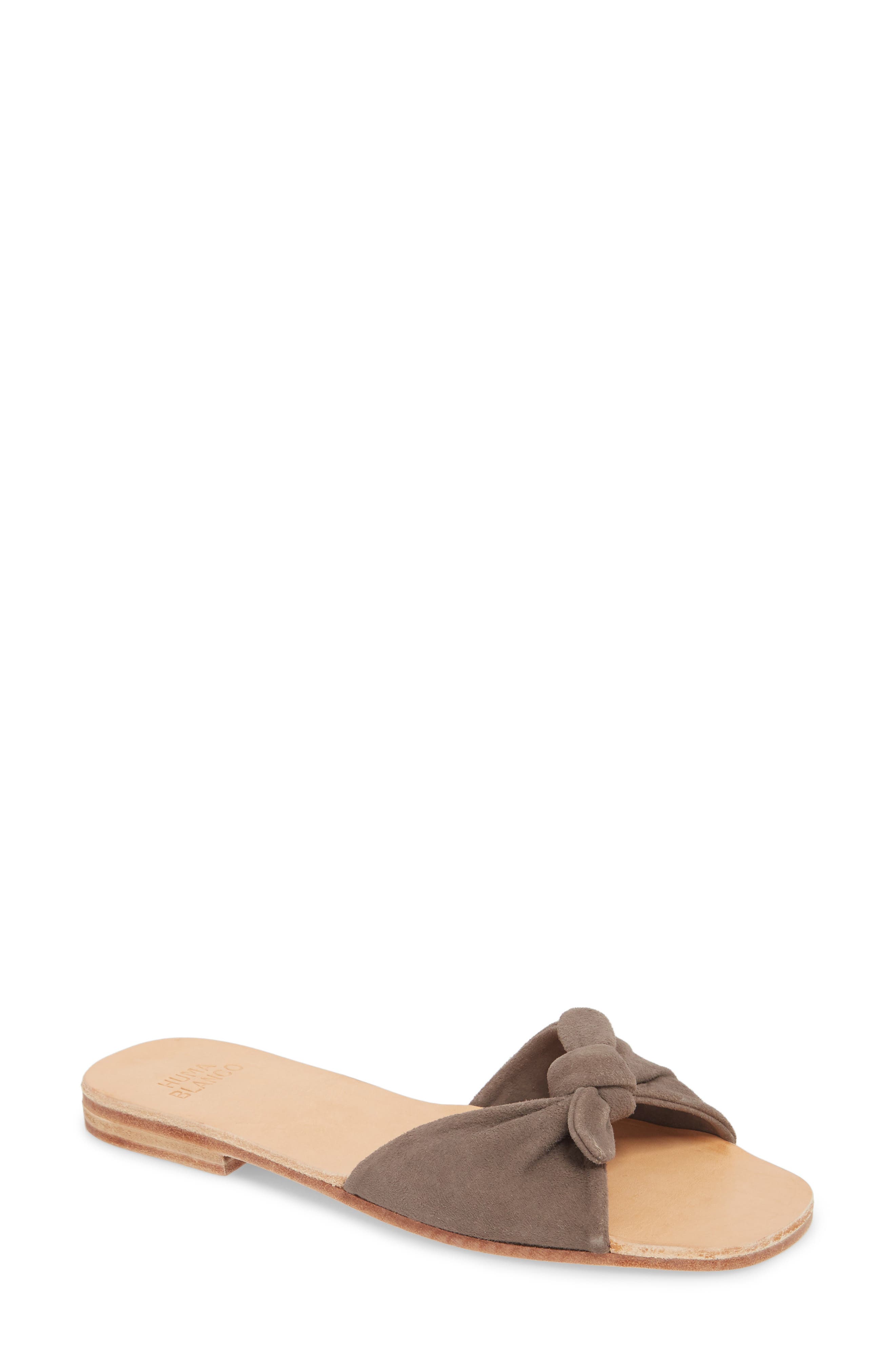 Huma Blanco Milan Slide Sandal, Grey