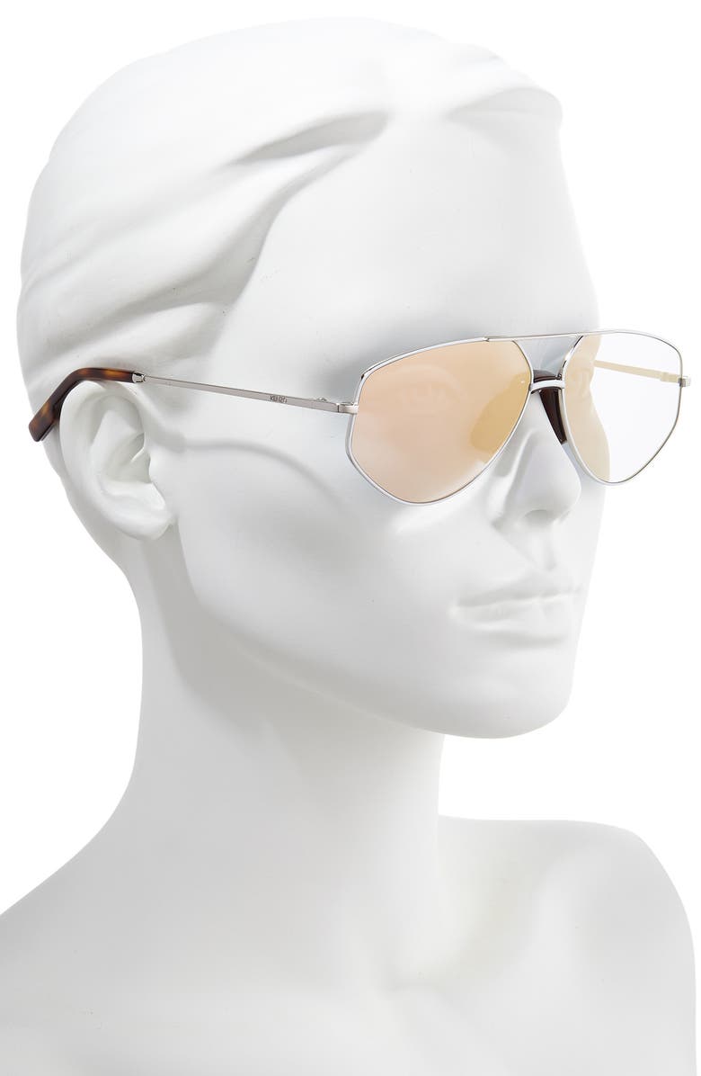 KENZO 61MM AVIATOR SUNGLASSES,KZ40014UW6118X