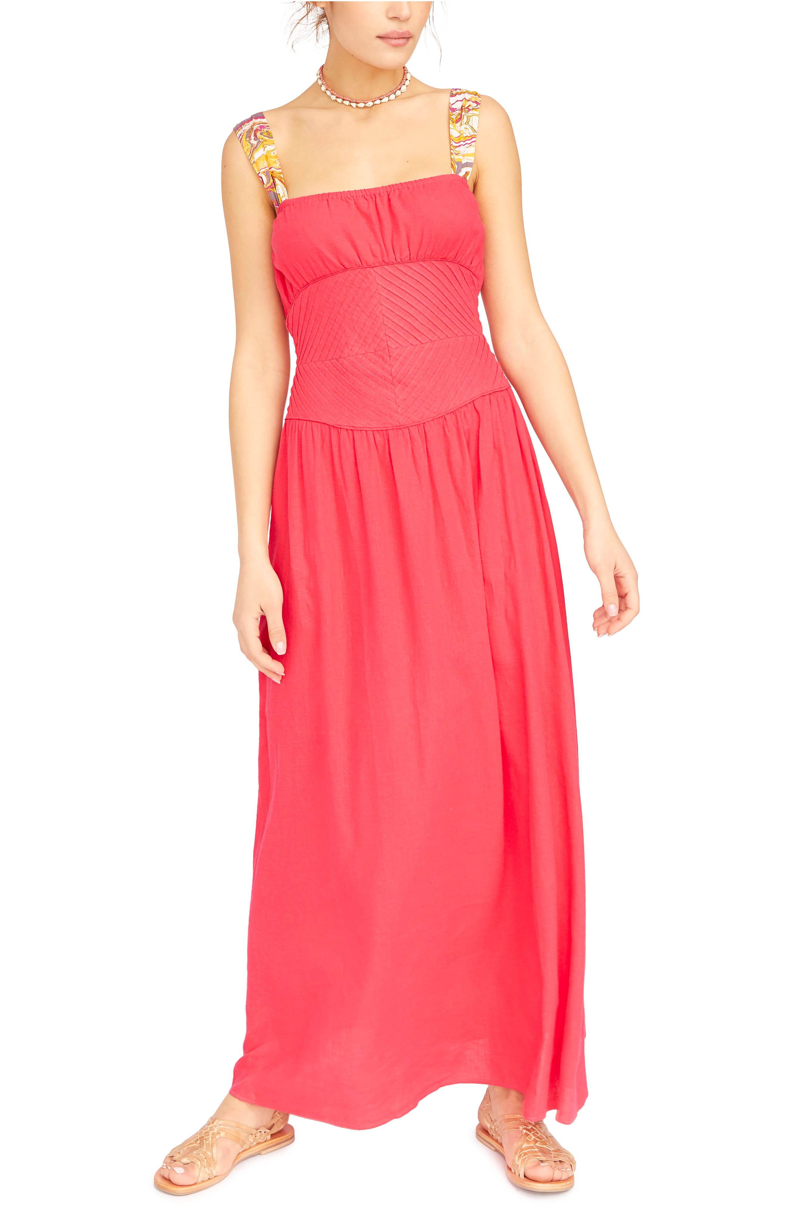 Free People Santorini Maxi Dress, Pink