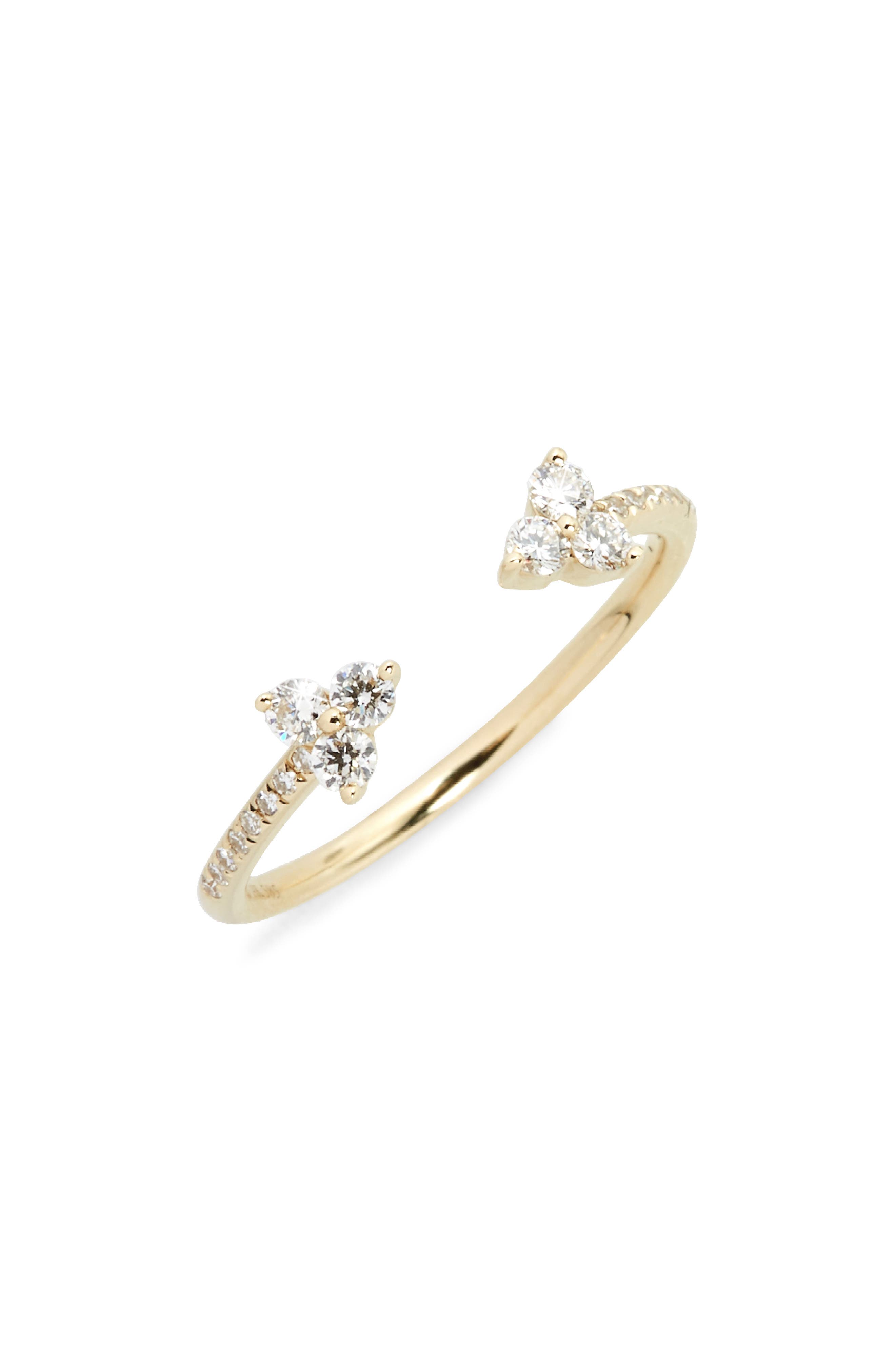 EF COLLECTION Open Diamond Ring Nordstrom
