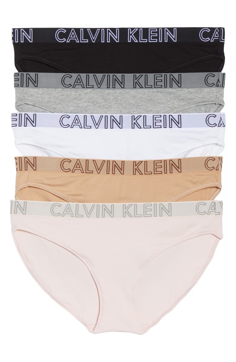 Calvin Klein 5 Pack Ultimate Cotton Bikini Panties Nordstrom 