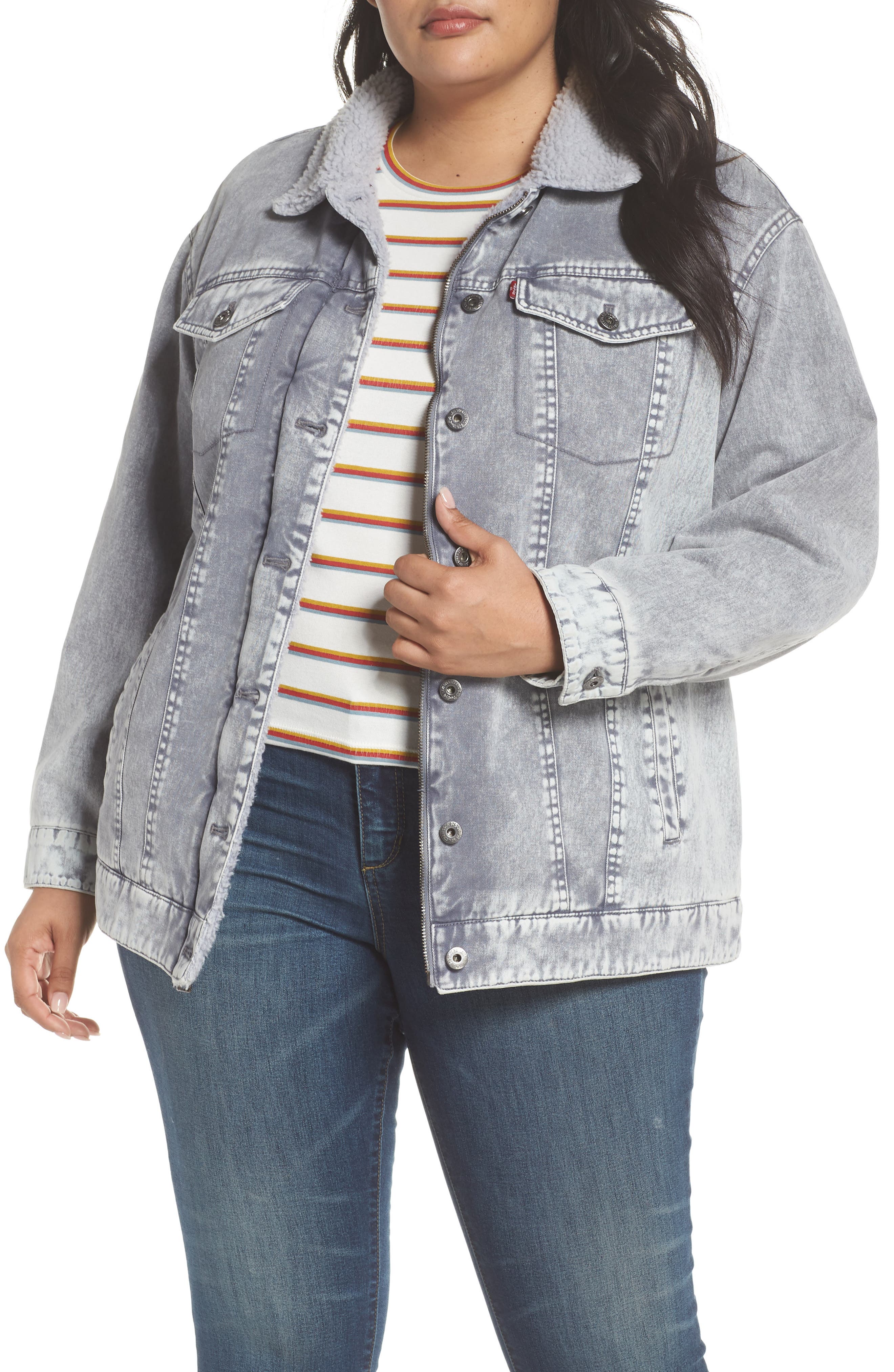 Levi’s® Oversize Denim Trucker Jacket (Plus Size) Nordstrom