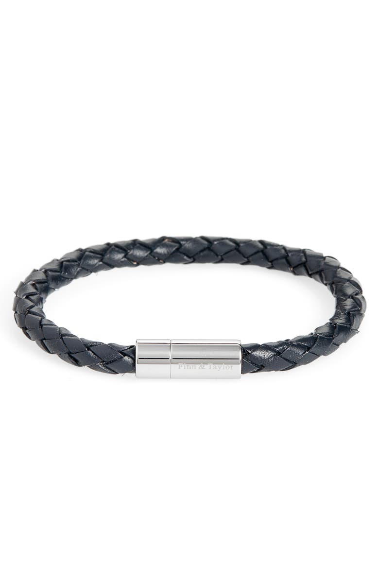 Finn & Taylor Braided Leather Bracelet | Nordstrom