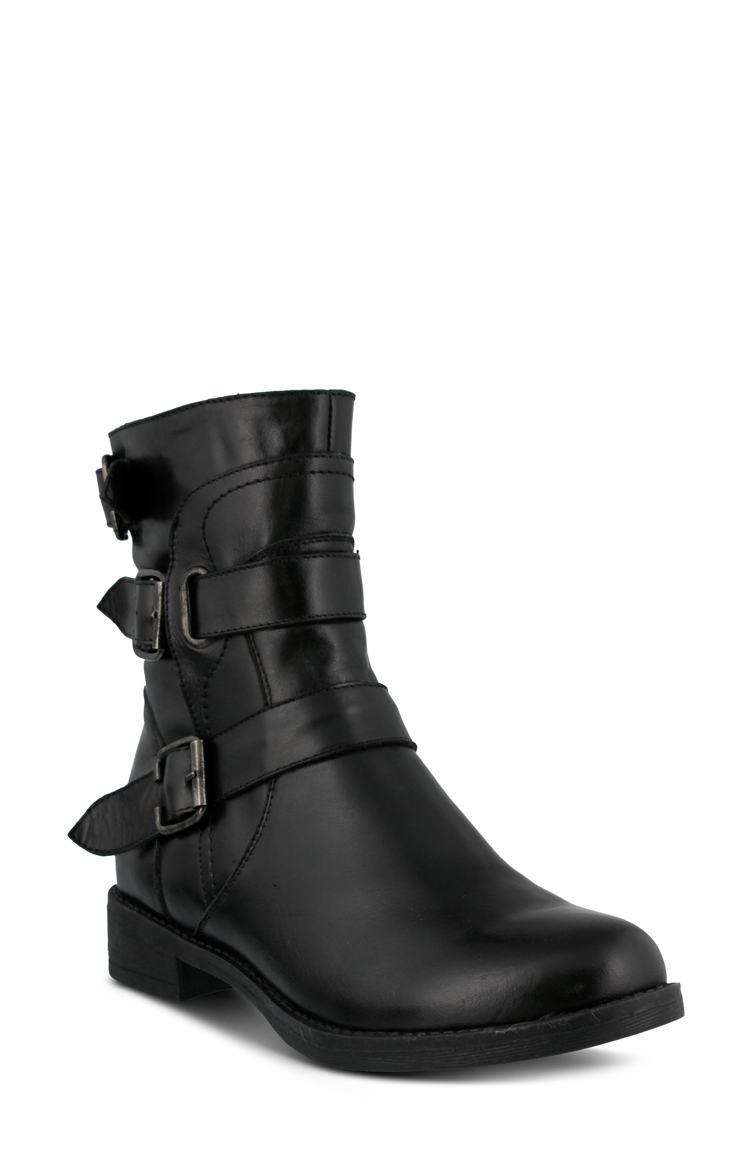 Spring Step Diony Engineer Bootie - Black