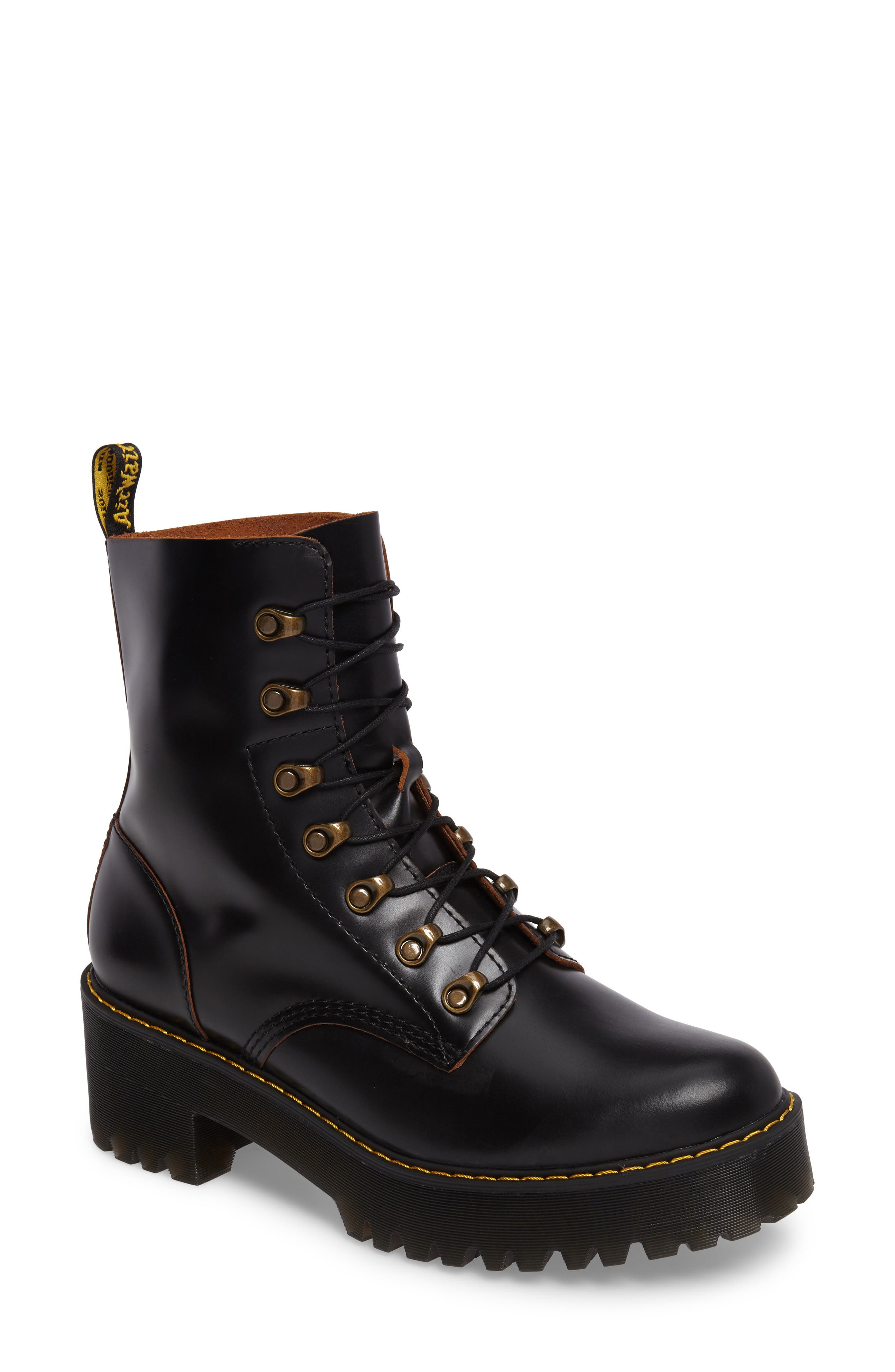 Dr. Martens Leona Heeled Boot (Women) Nordstrom