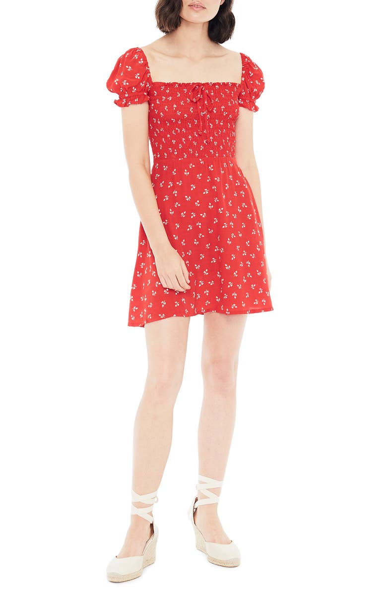 Faithfull The Brand Dresses GENEVIEVE JEANNE FLORAL MINIDRESS