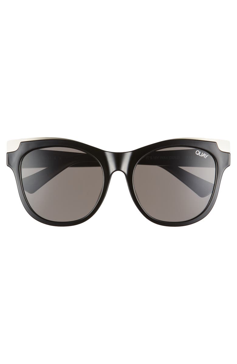 QUAY IT'S MY WAY 56MM CAT EYE SUNGLASSES,ITS MY WAY GOLD
