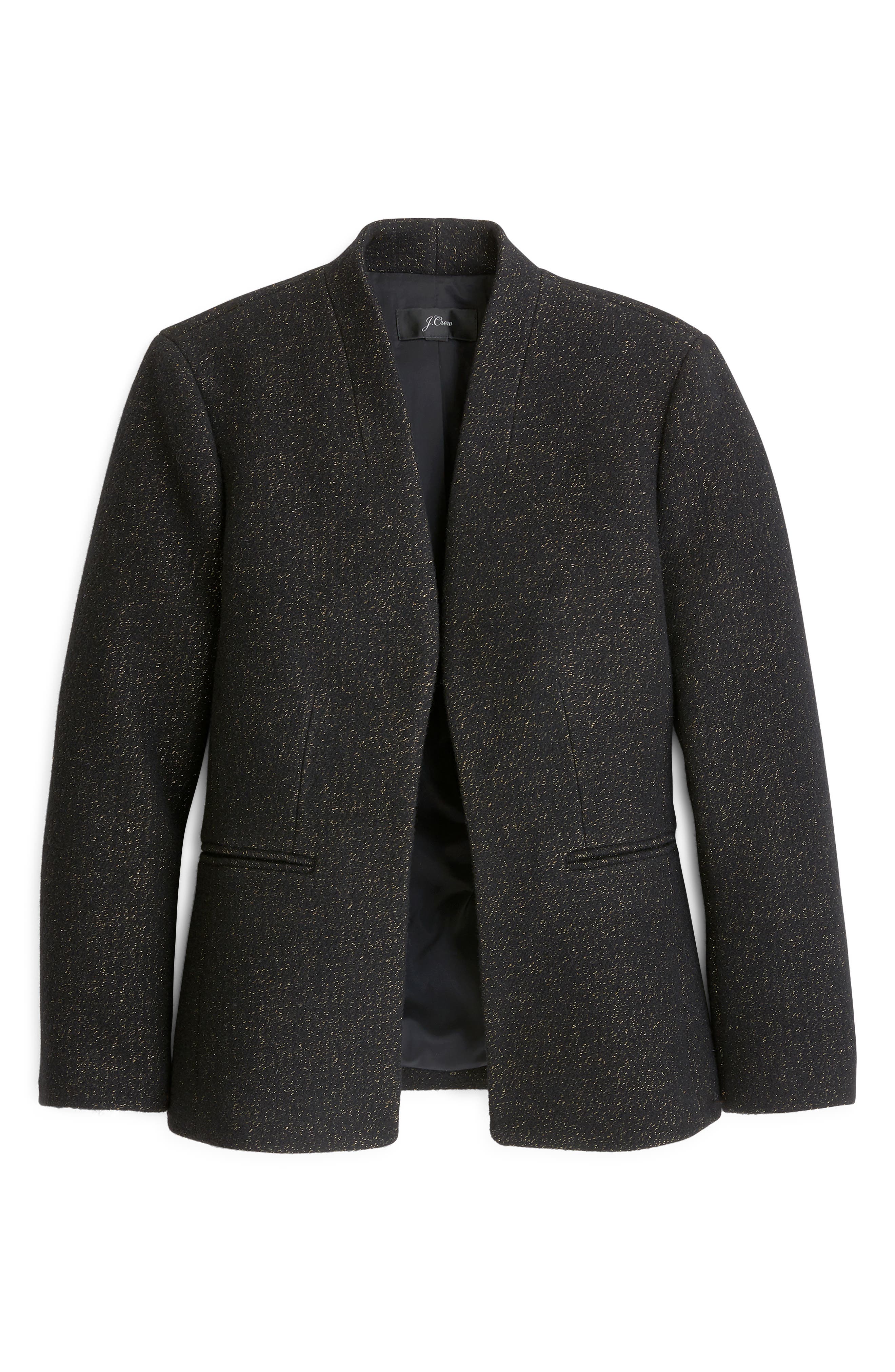 J.Crew Going Out Tinsel Tweed Blazer Nordstrom