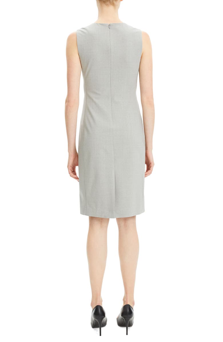 THEORY EANO GOOD WOOL SHEATH DRESS,H0101617