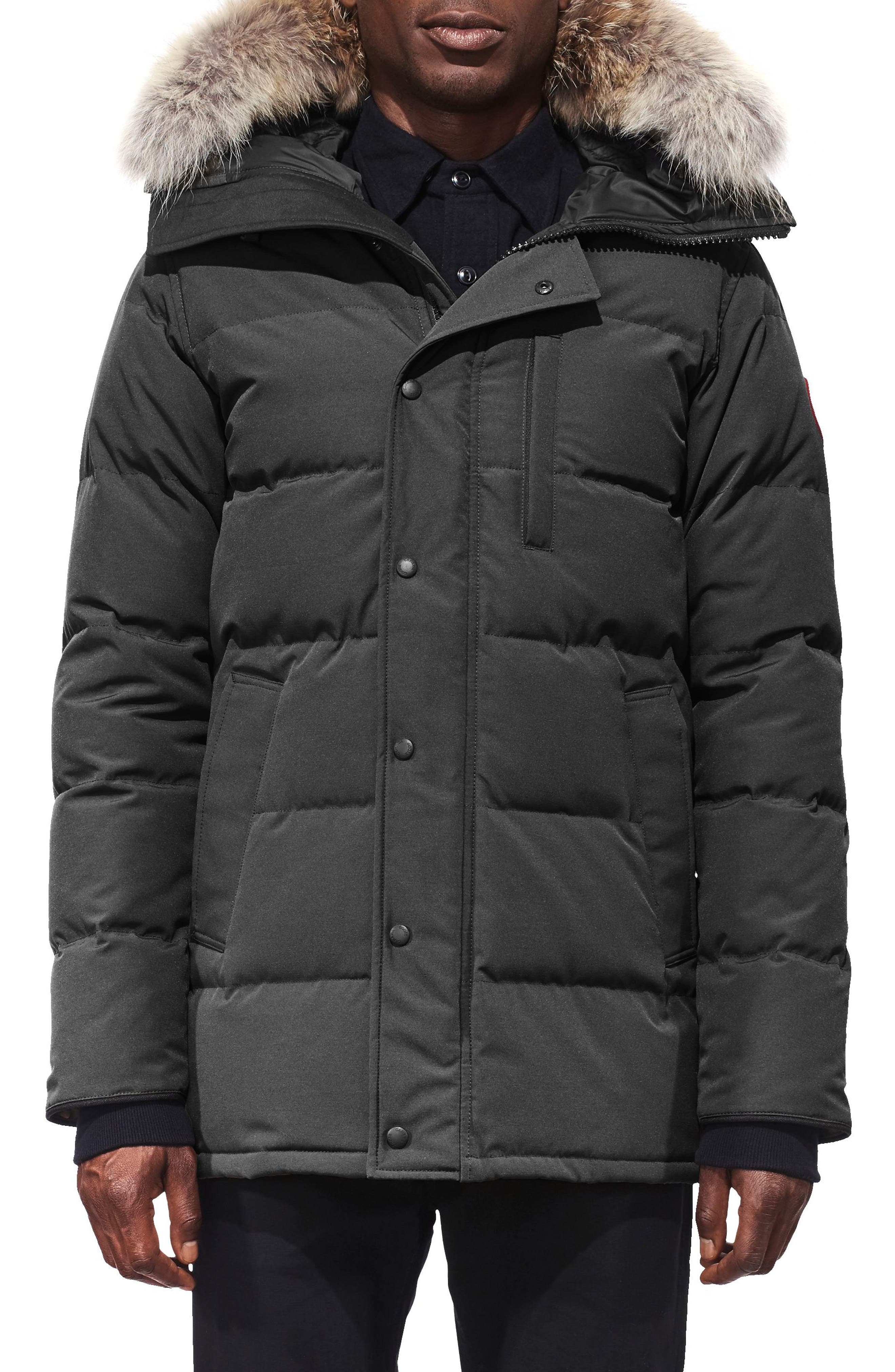 Canada Goose 'Carson' Slim Fit Hooded Packable Parka with Genuine