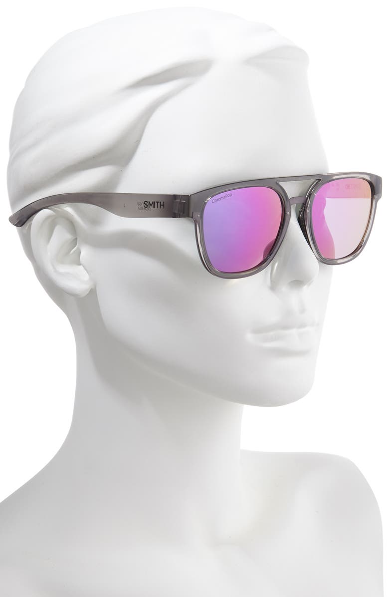 SMITH AGENCY 54MM CHROMAPOP(TM) MIRRORED SUNGLASSES,20191063M53DI
