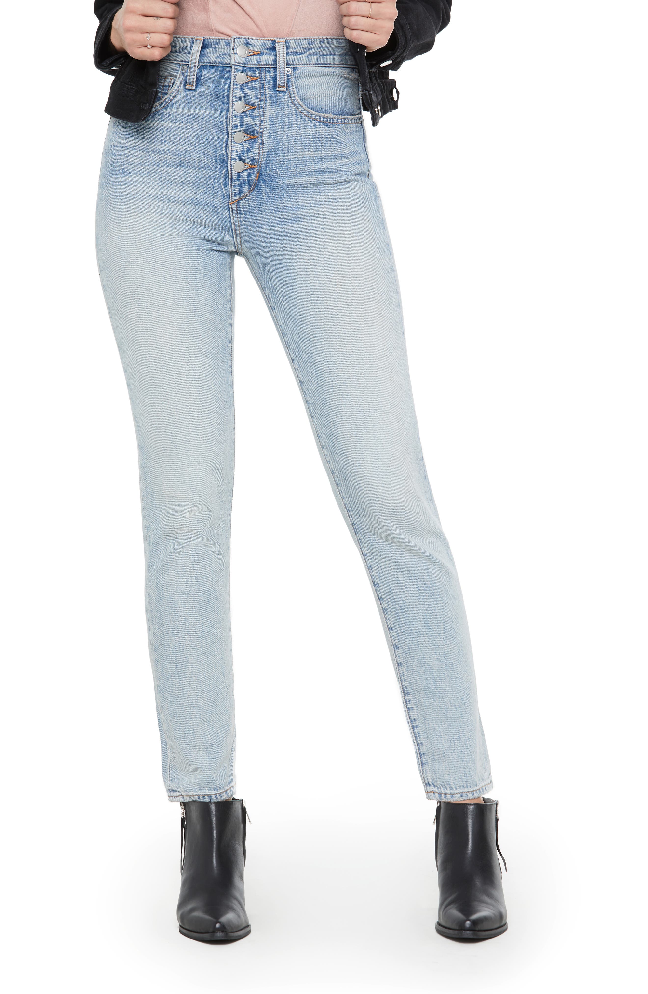 Danielle High-rise Straight Jeans 