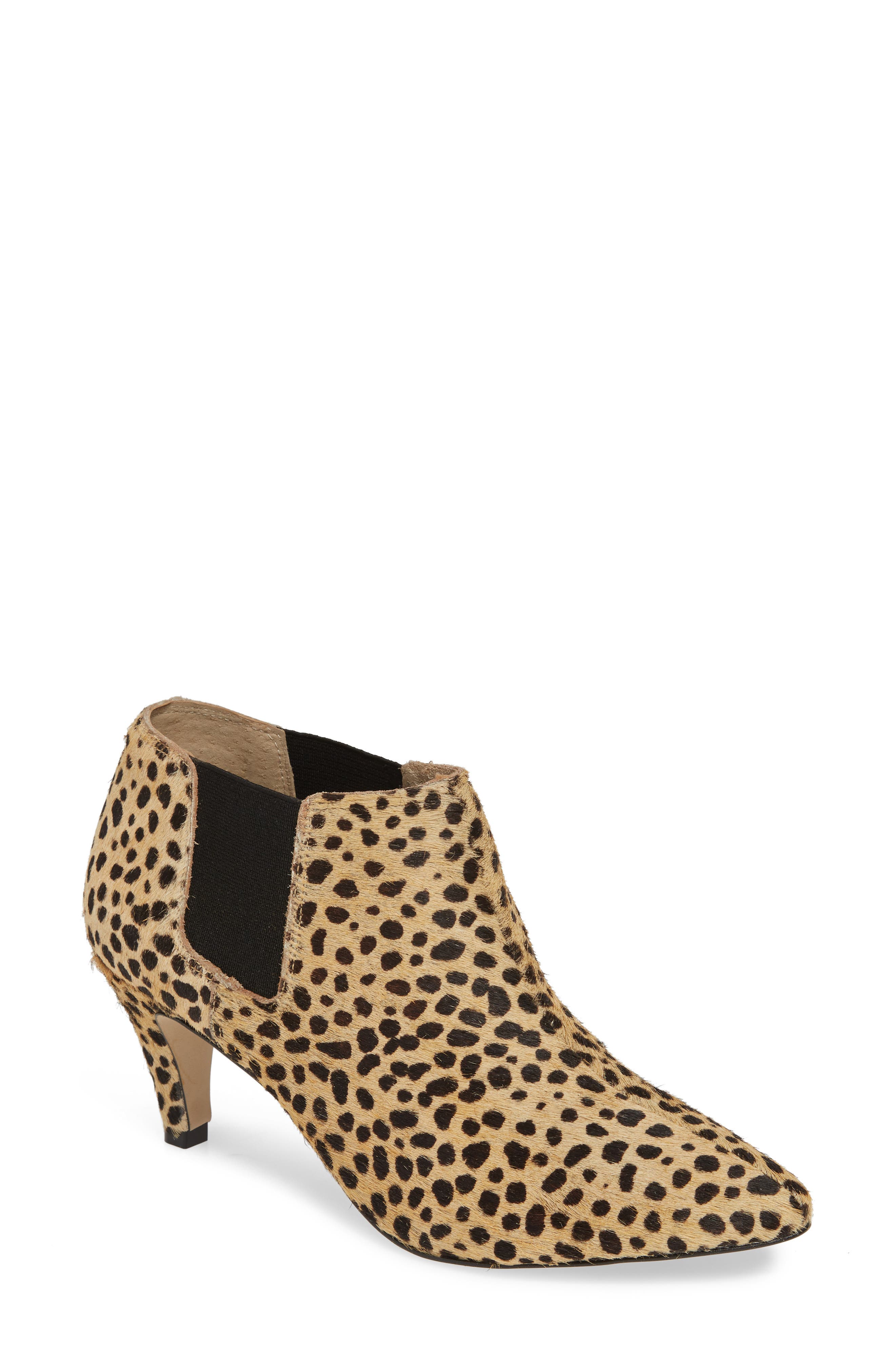 Matisse Brynn Genuine Calf Hair Bootie- Beige