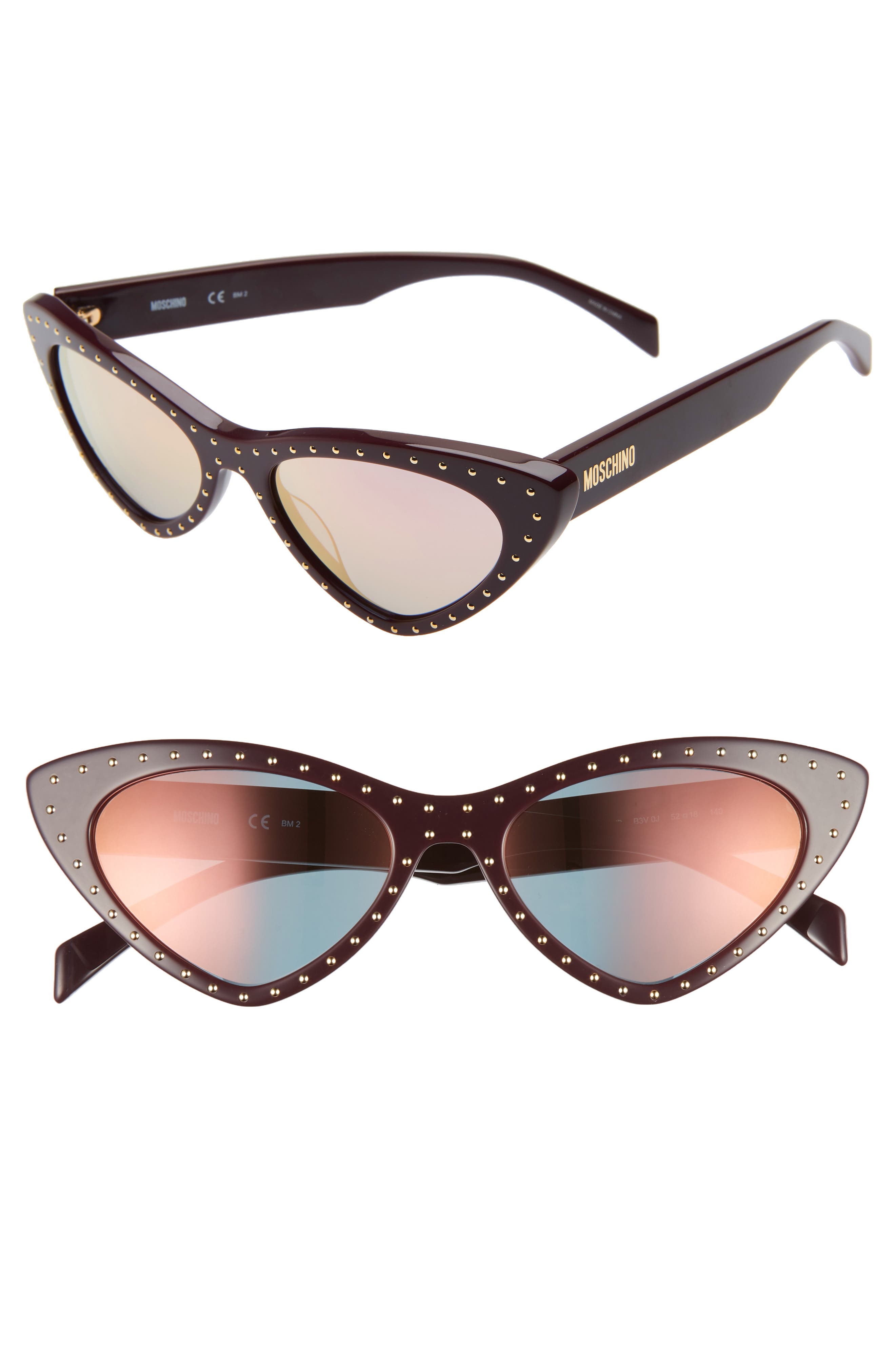 Moschino 52mm Cat's Eye Sunglasses Nordstrom