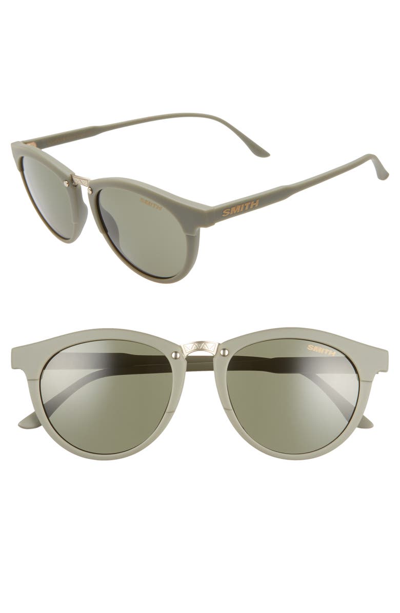 SMITH QUESTA 50MM CHROMAPOP(TM) ROUND SUNGLASSES,243740G1950IR