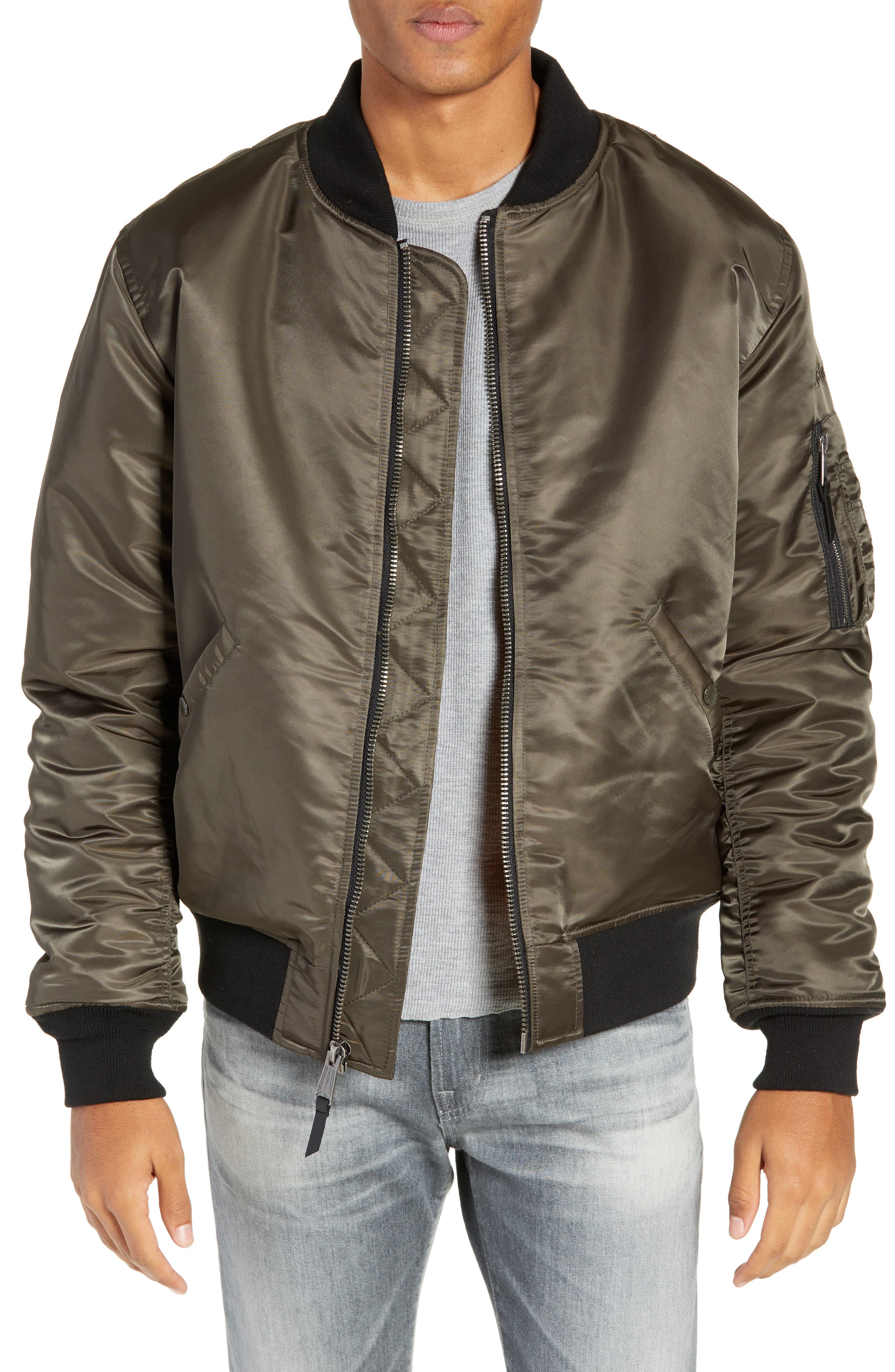 Schott NYC MA1 Flight Jacket Nordstrom