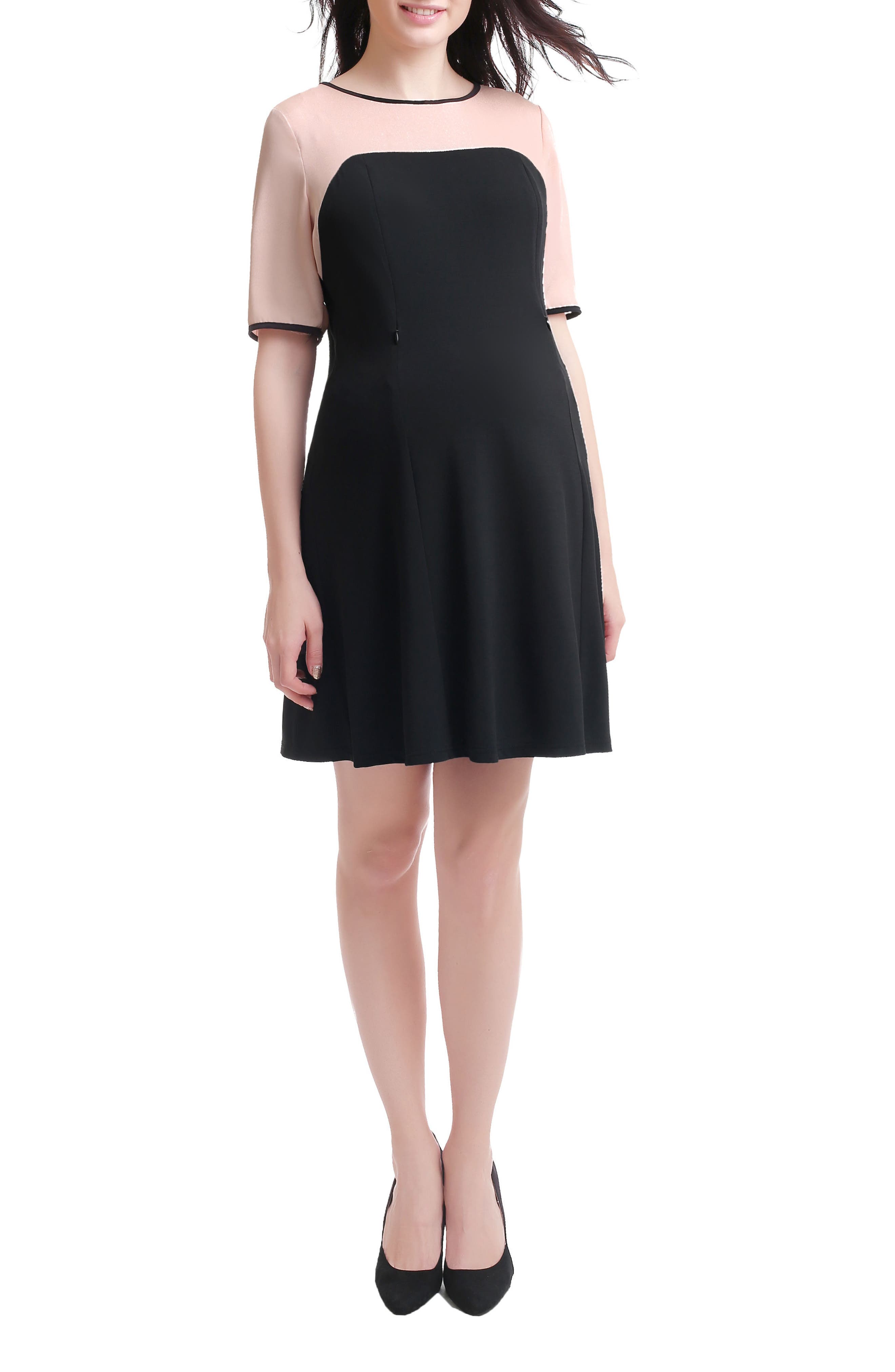 Kimi & Kai Maggie Maternity/nursing Shift Dress
