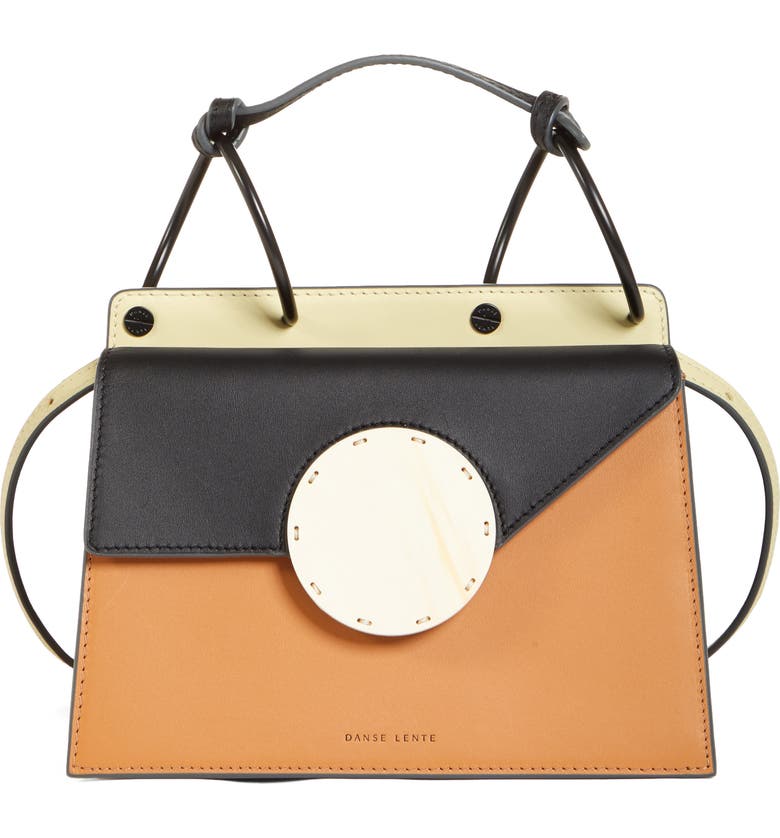 Danse Lente Crossbody PHOEBE BIS ACETATE CLOSURE CROSSBODY BAG - BROWN