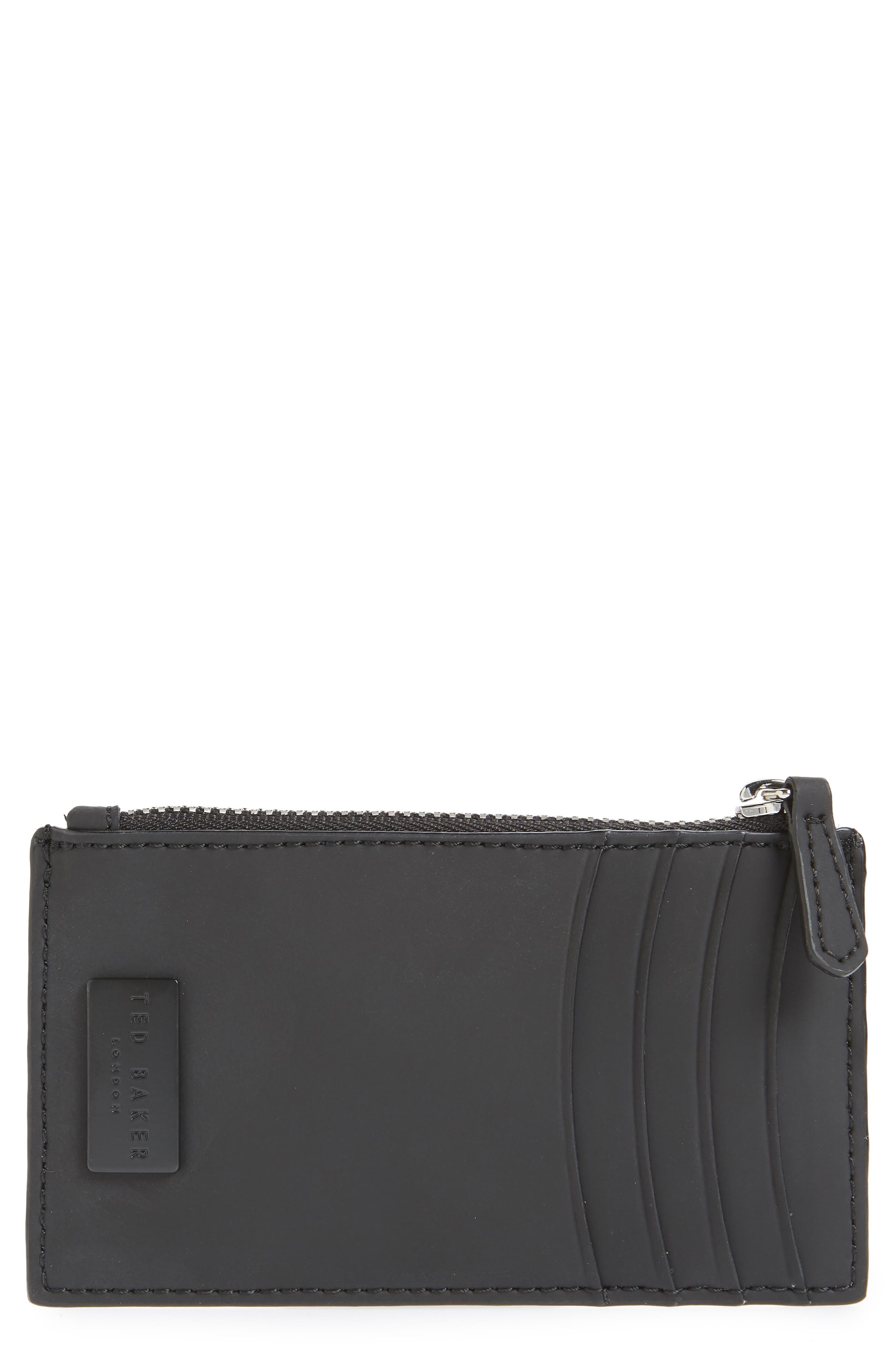 Ted Baker London Rubber Leather Card Holder Nordstrom