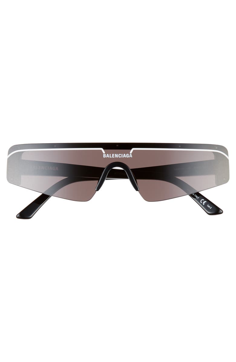 BALENCIAGA 99mm Shield Sunglasses,BB0003S001