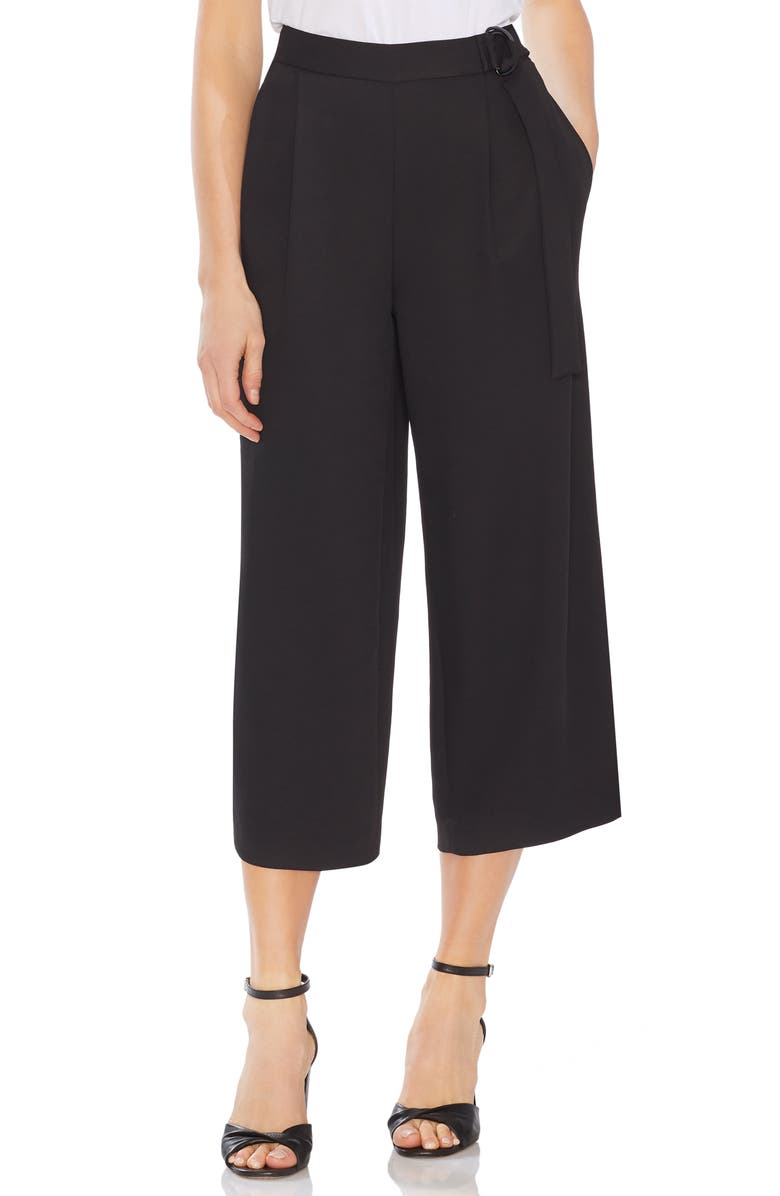 Vince Camuto Pants D-RING SIDE WIDE LEG CROP PANTS