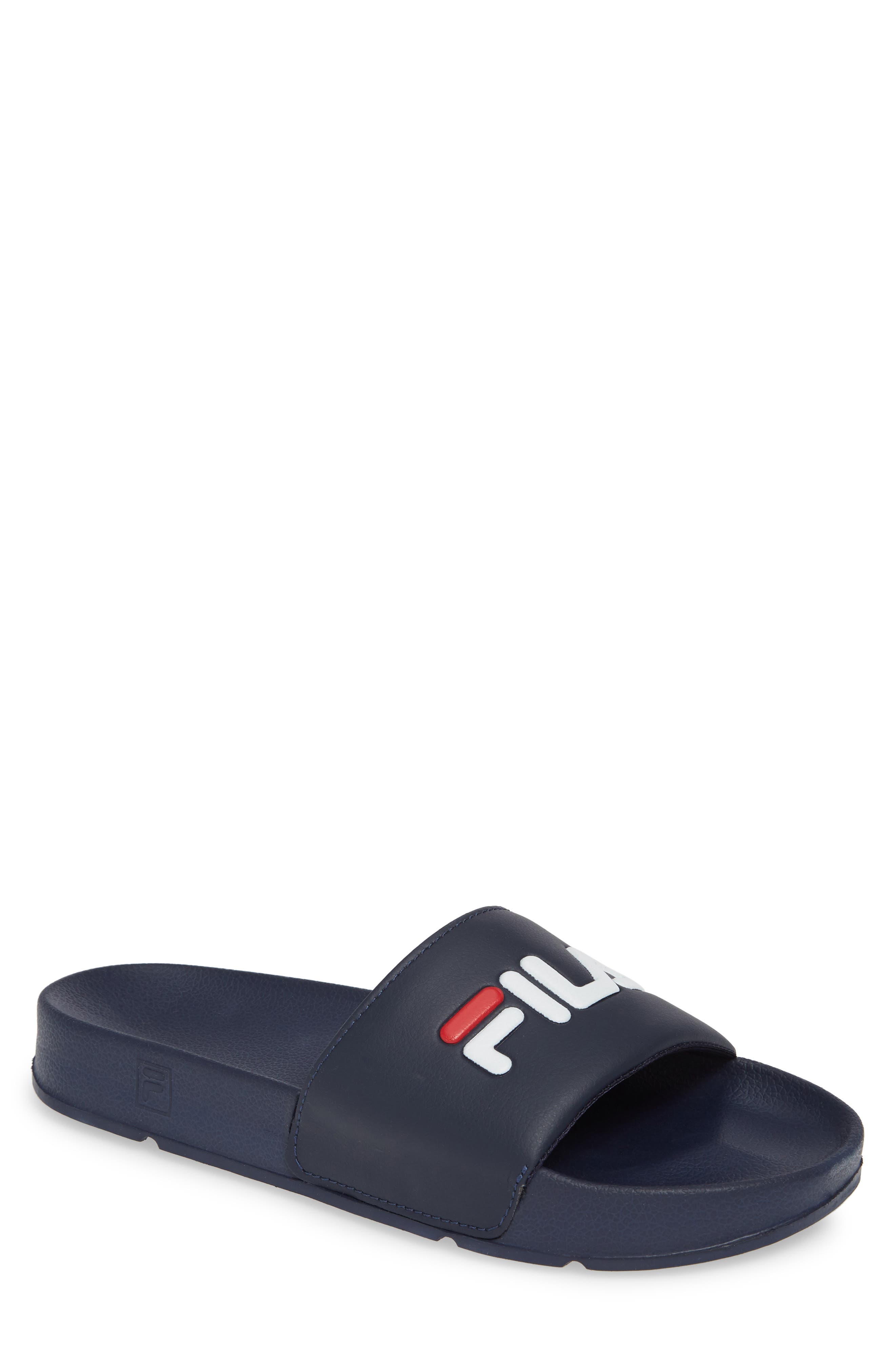 mens fila slides