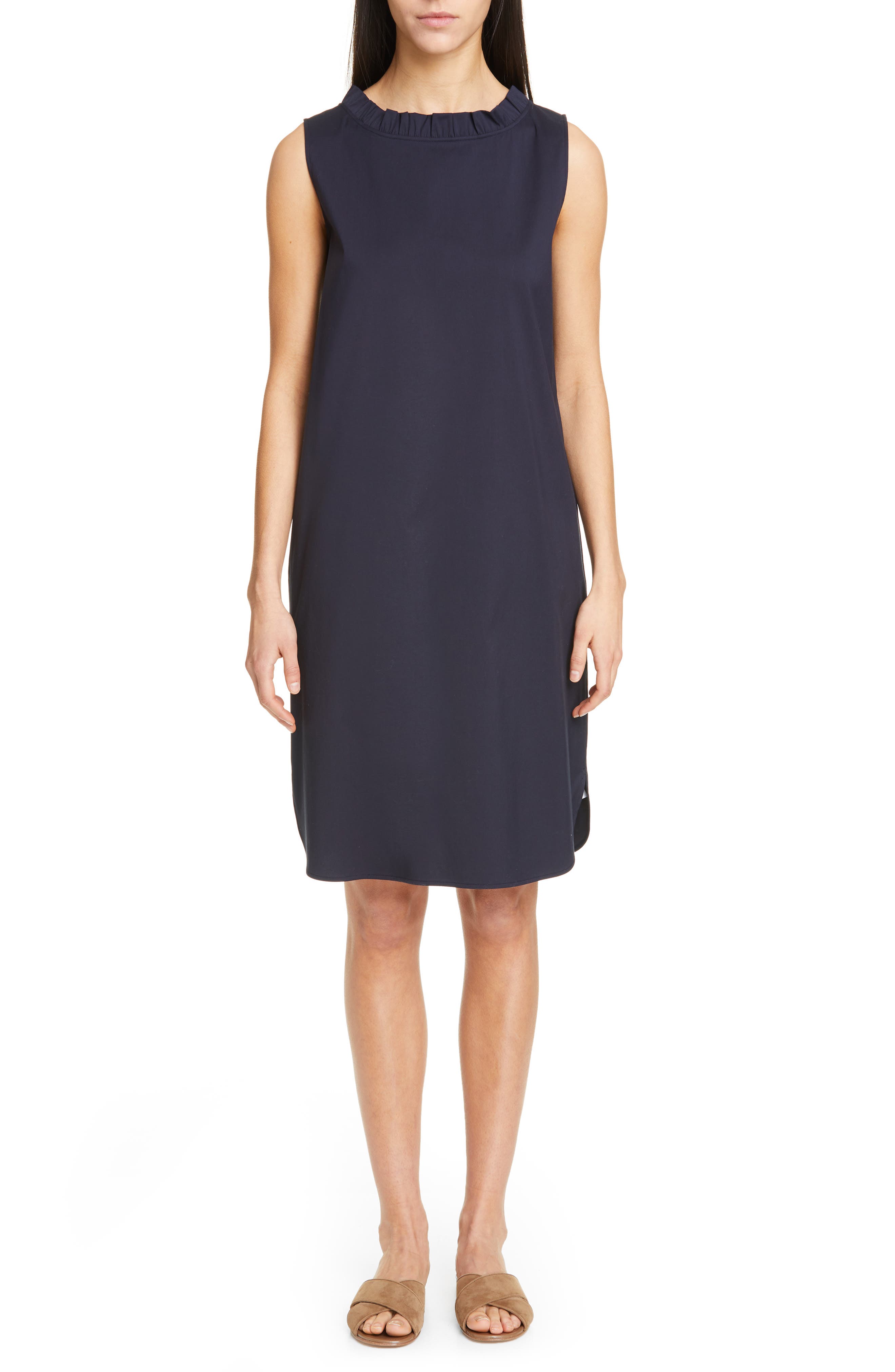 Lafayette 148 New York Yvette Convertible Shift Dress, Blue
