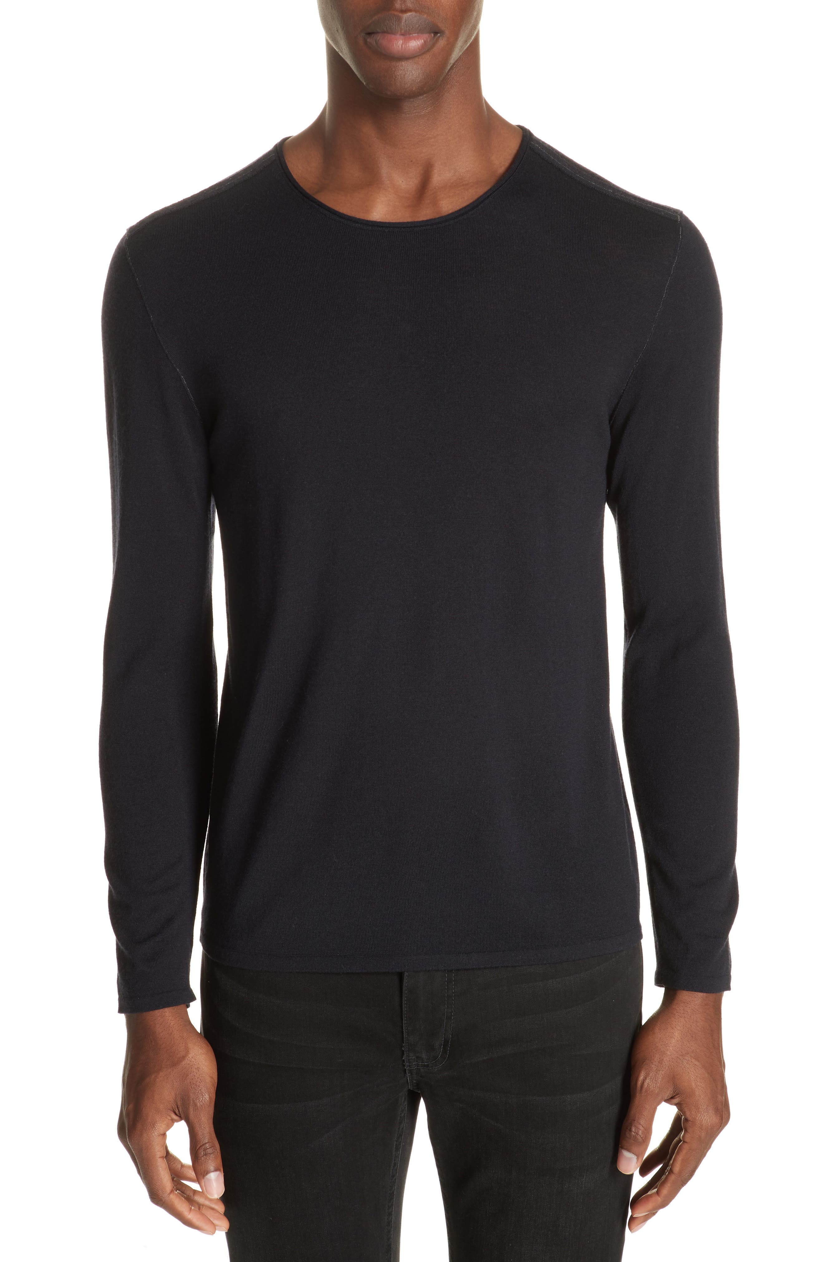 John Varvatos Wool Crewneck Sweater