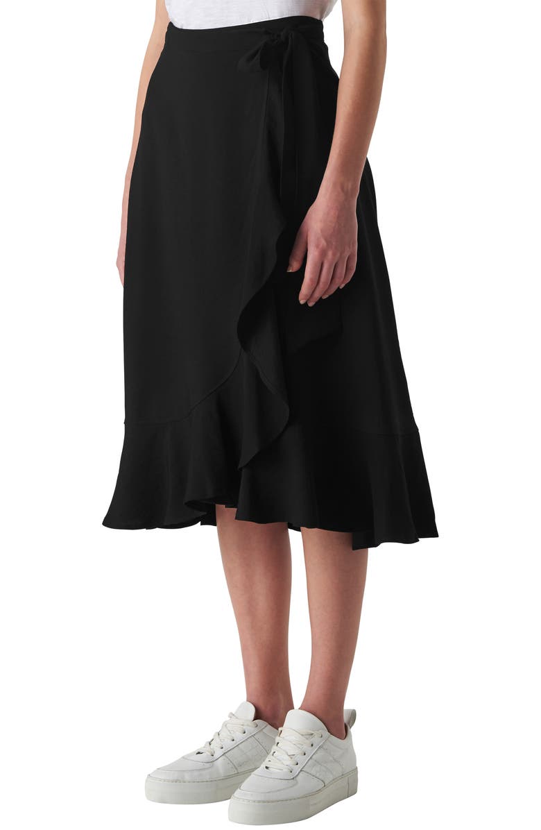 Whistles Skirts MEI RUFFLE DETAIL WRAP SKIRT