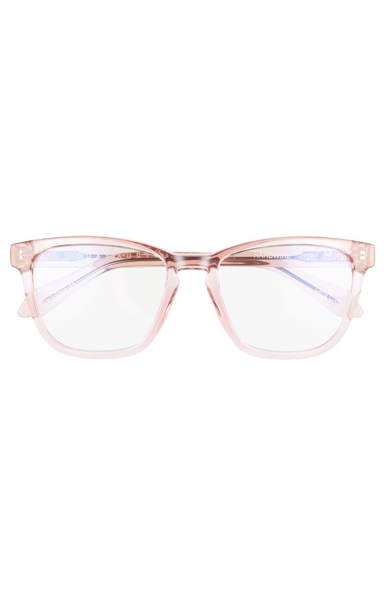 QUAY HARDWIRE 54MM BLUE LIGHT BLOCKING GLASSES,HARDWIRE