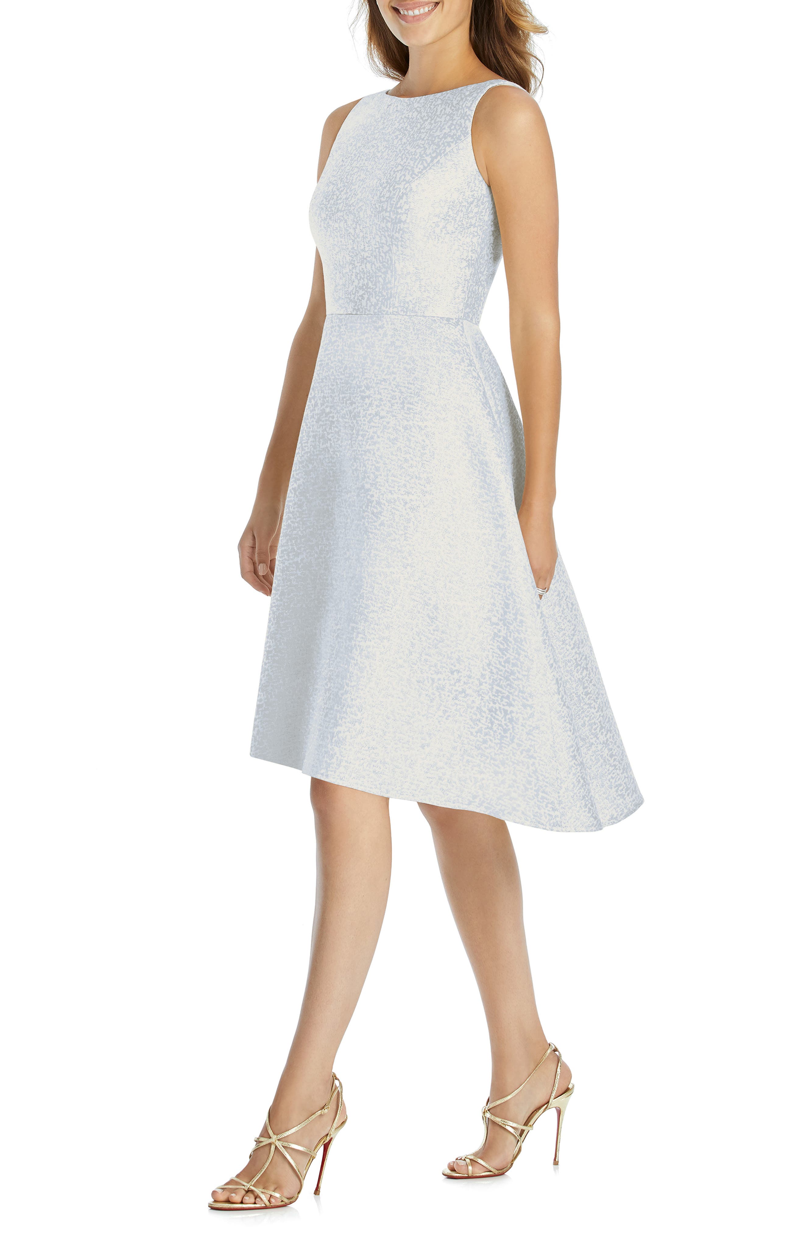 Dessy Collection Sateen High/low Cocktail Dress