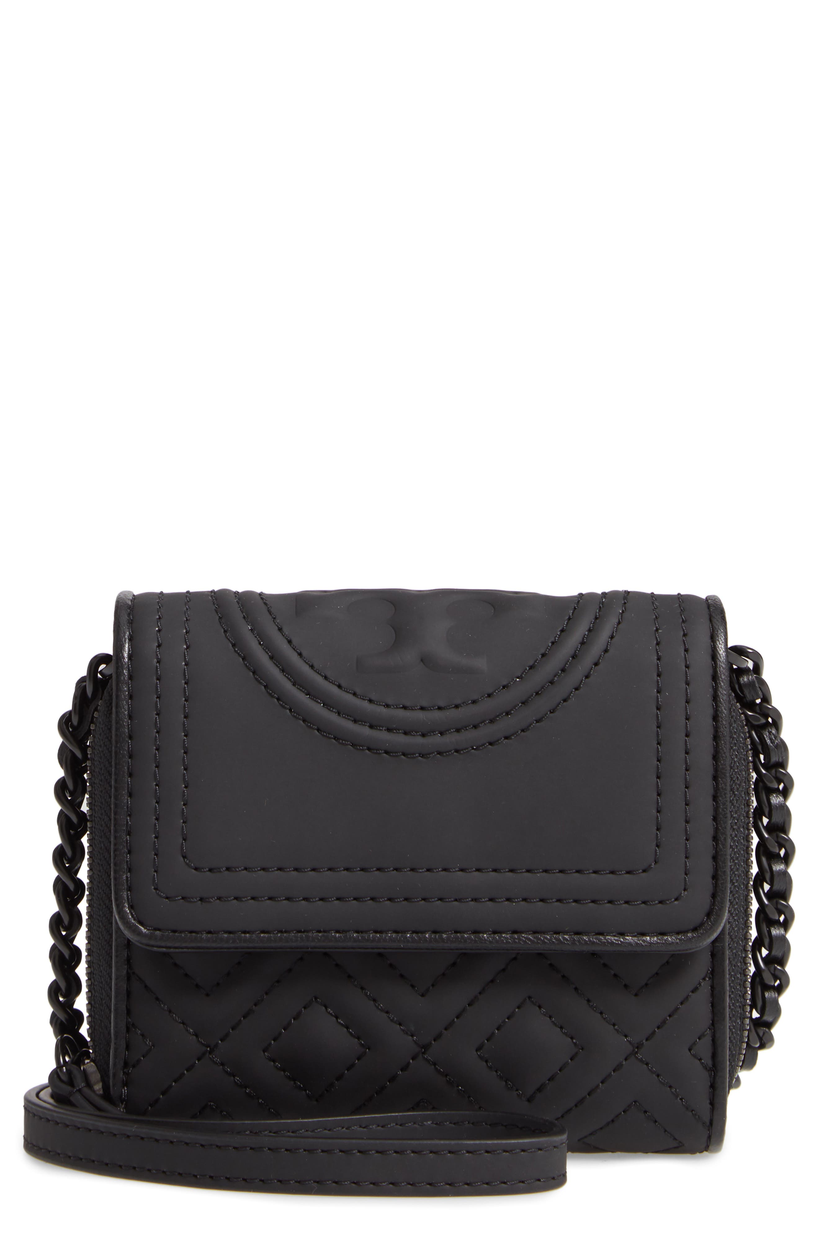Tory Burch Mini Fleming Matte Wallet on a Chain Nordstrom