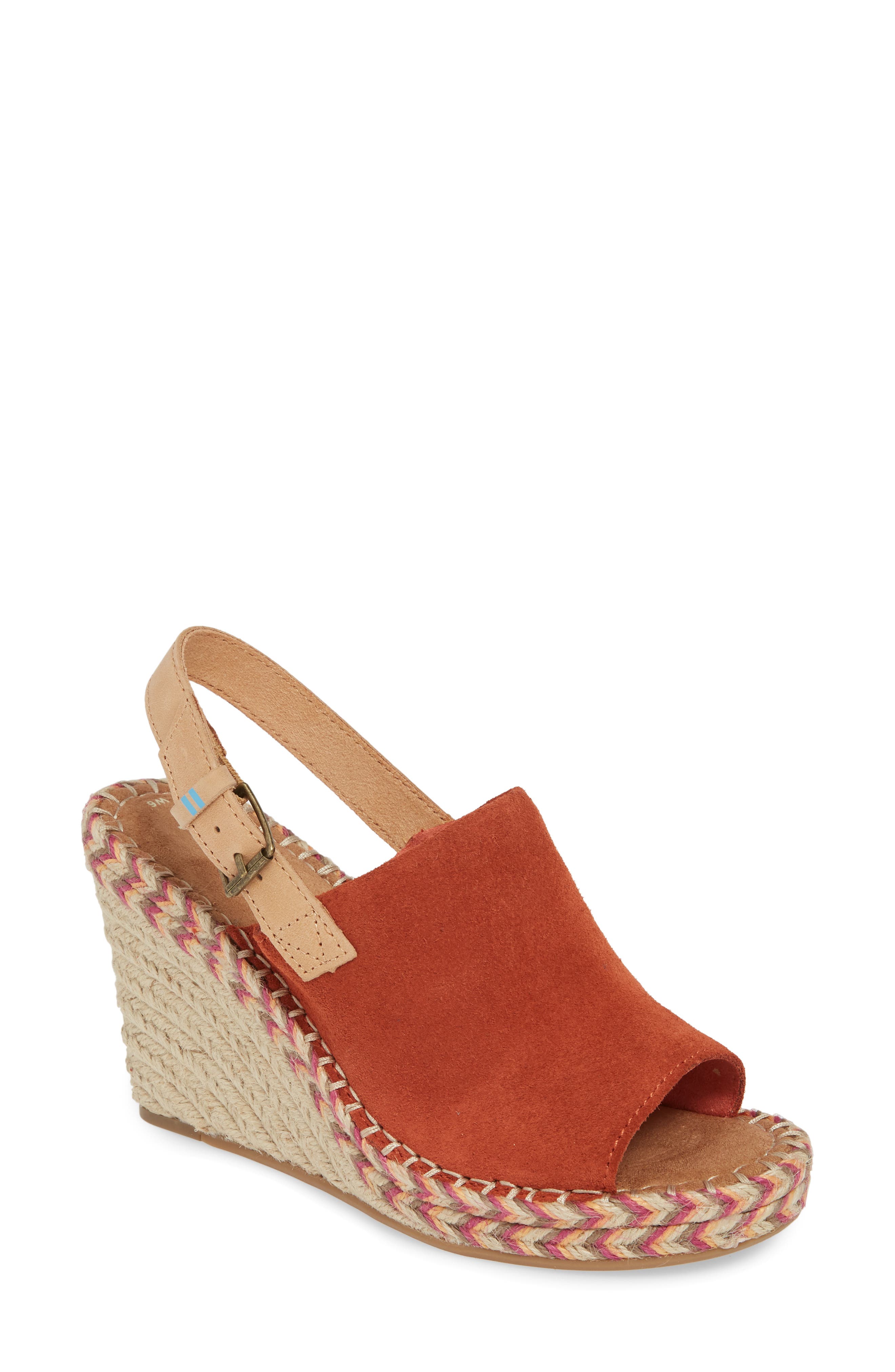 TOMS Monica Slingback Wedge (Women) Nordstrom