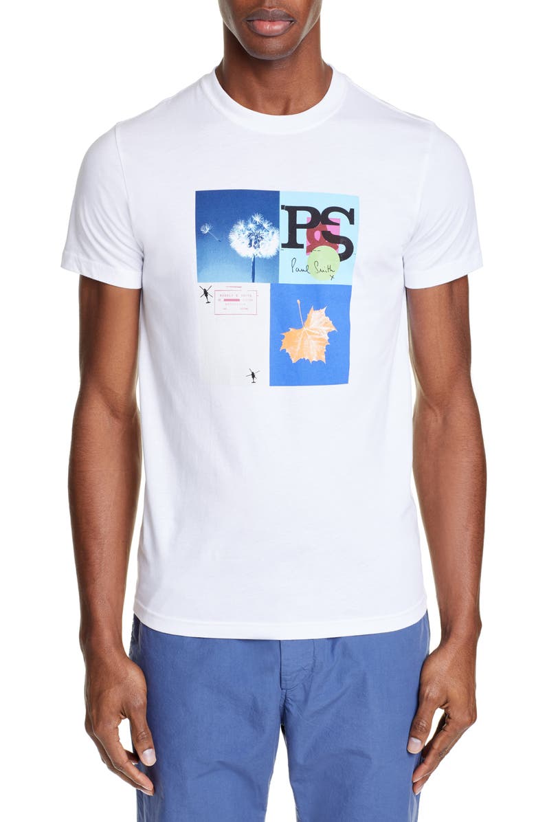 Paul Smith T-shirts GRID GRAPHIC T-SHIRT