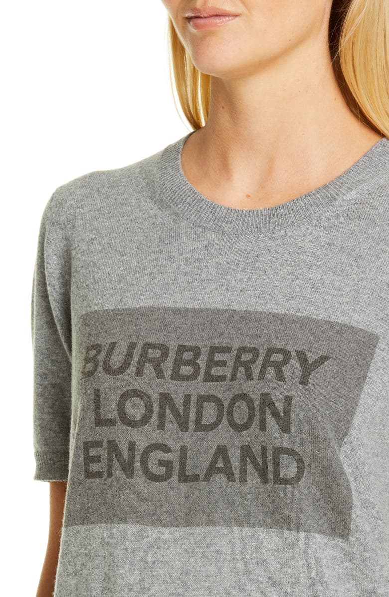 BURBERRY LOGO CASHMERE SWEATER,4548331