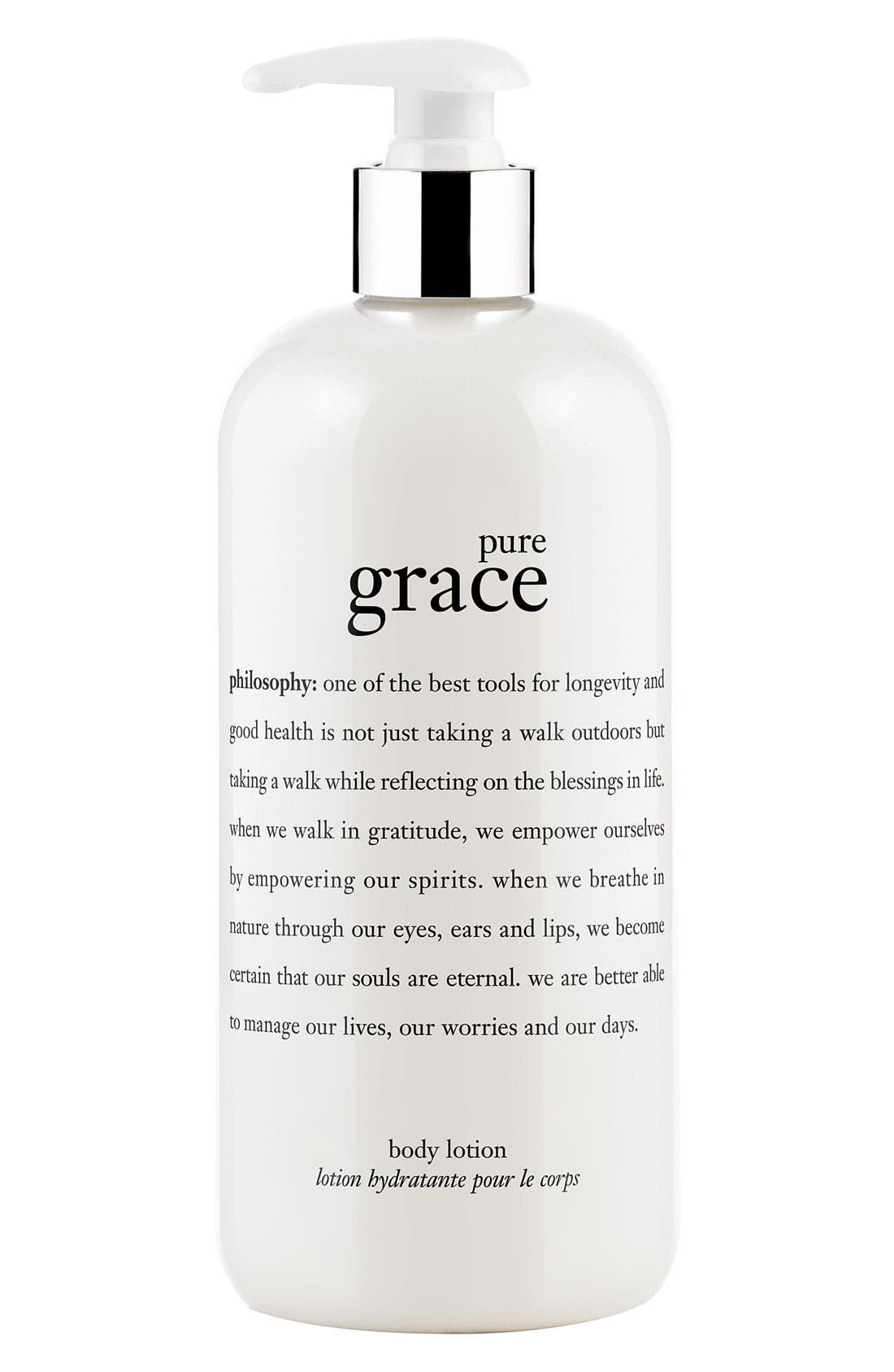 philosophy 'pure grace' perfumed body lotion Nordstrom