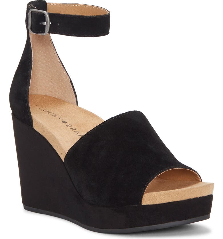 Lucky Brand Yemisa Wedge Ankle Strap Sandal (Women) | Nordstrom
