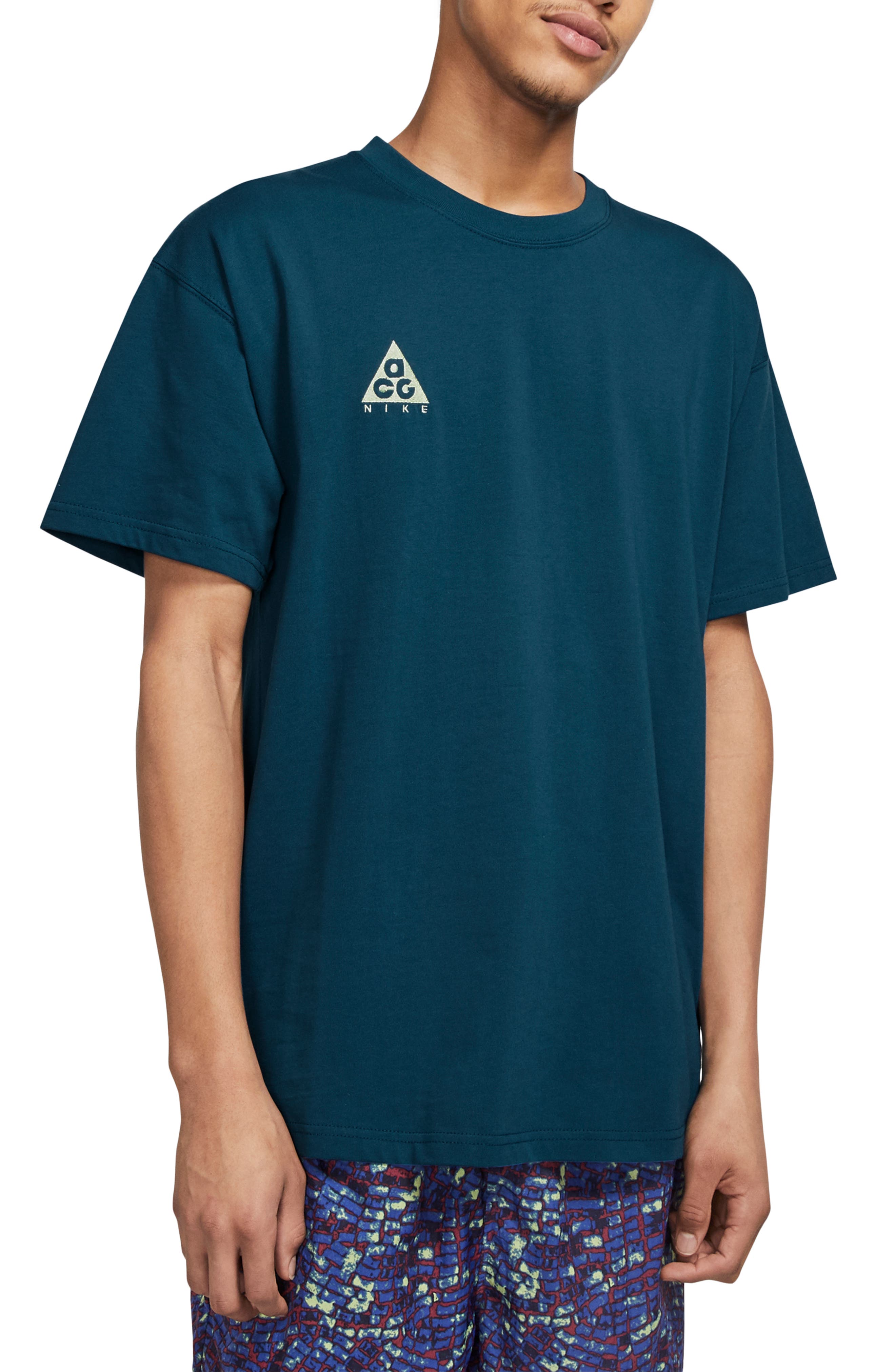 Nike Nrg All Conditions Gear Logo T-Shirt, Blue