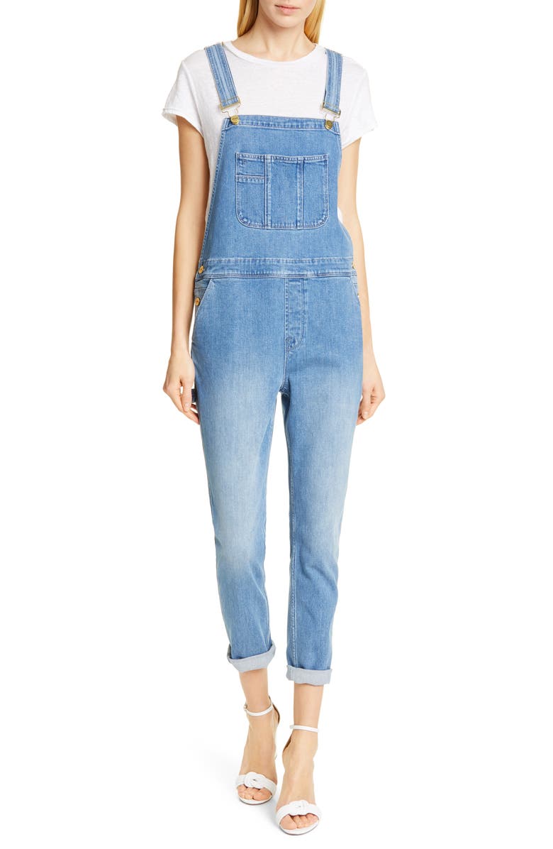 Frame Tops LE GARCON CROP BOYFRIEND OVERALLS