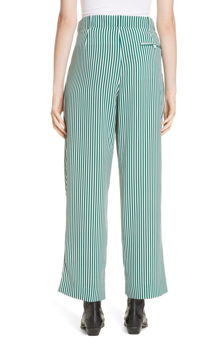 Shop Roseanna Andrea Stripe Pants In Multi Vert